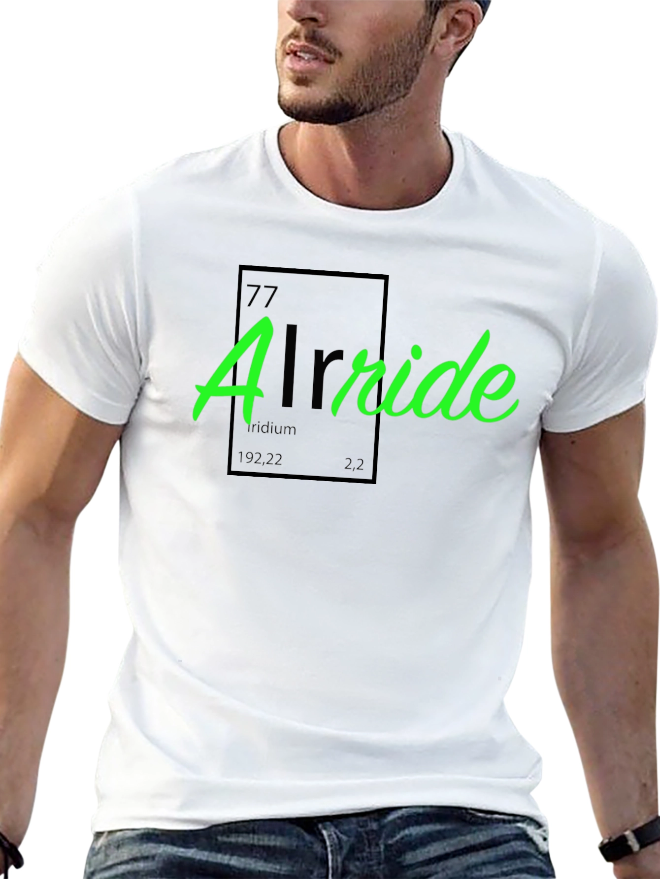 Iridium Alrrides T-Shirt Black Crew Neck