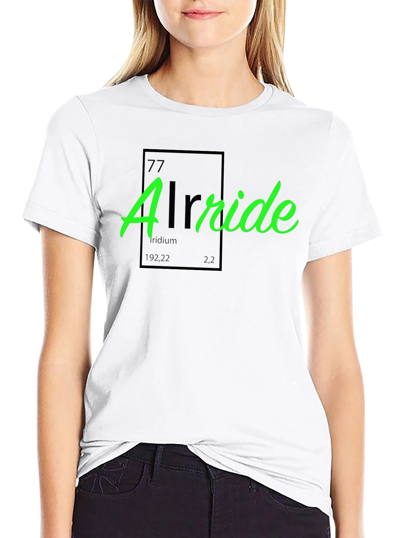 Iridium Alrrides T-Shirt Black Crew Neck
