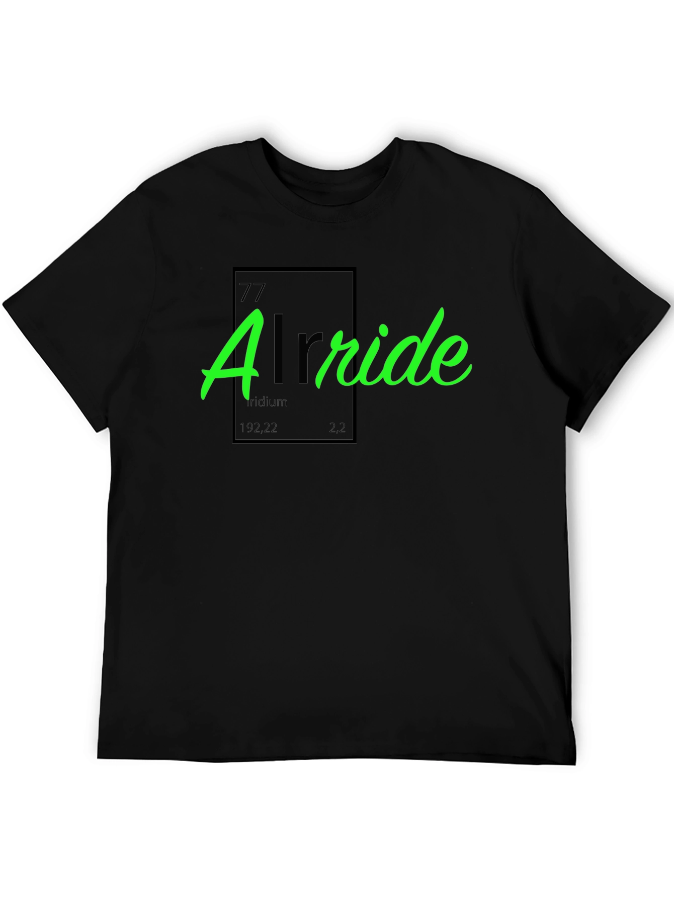 Iridium Alrrides T-Shirt Black Crew Neck