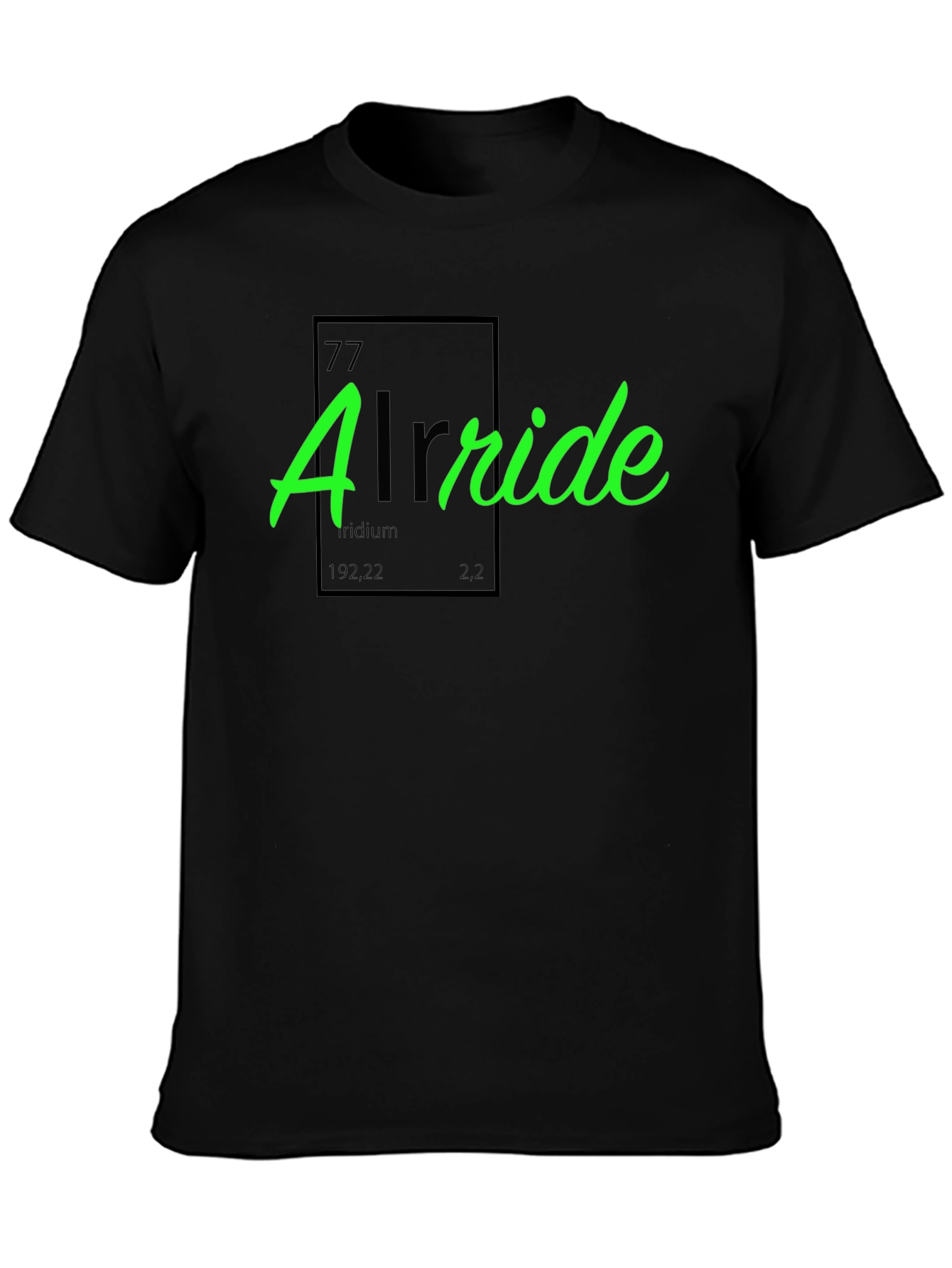 Iridium Alrrides T-Shirt Black Crew Neck