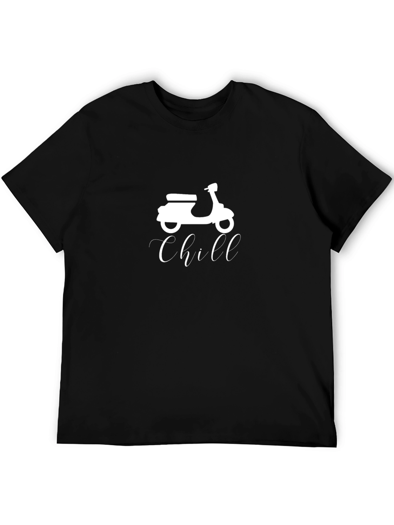 Chill Scooter Graphic Tee - Relaxed Style