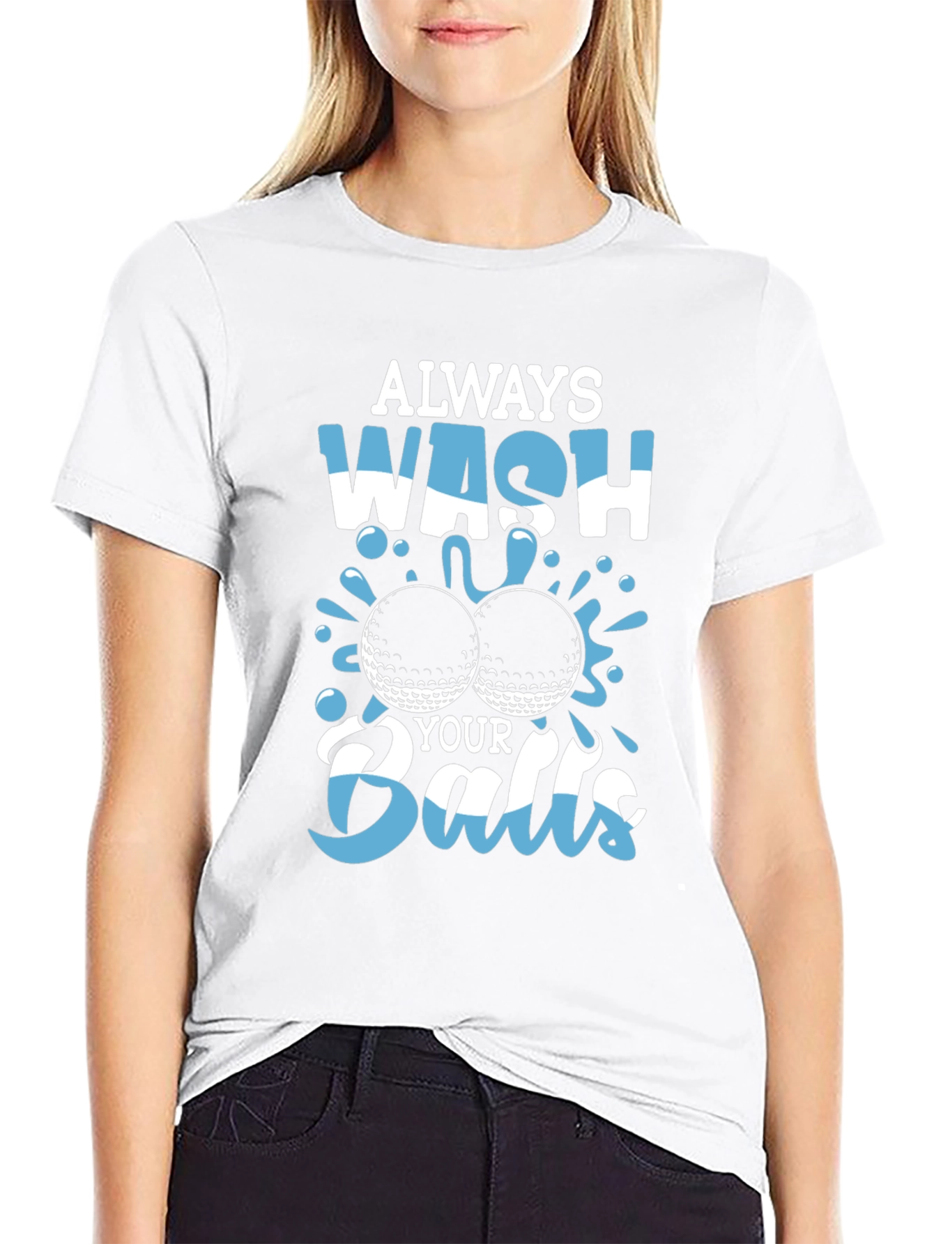 Wash Your Balls T-Shirt - Golf Humor