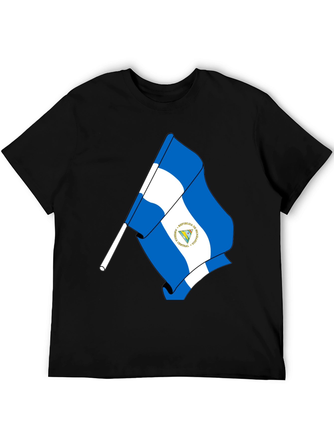 Nicaragua Flag Graphic T-Shirt