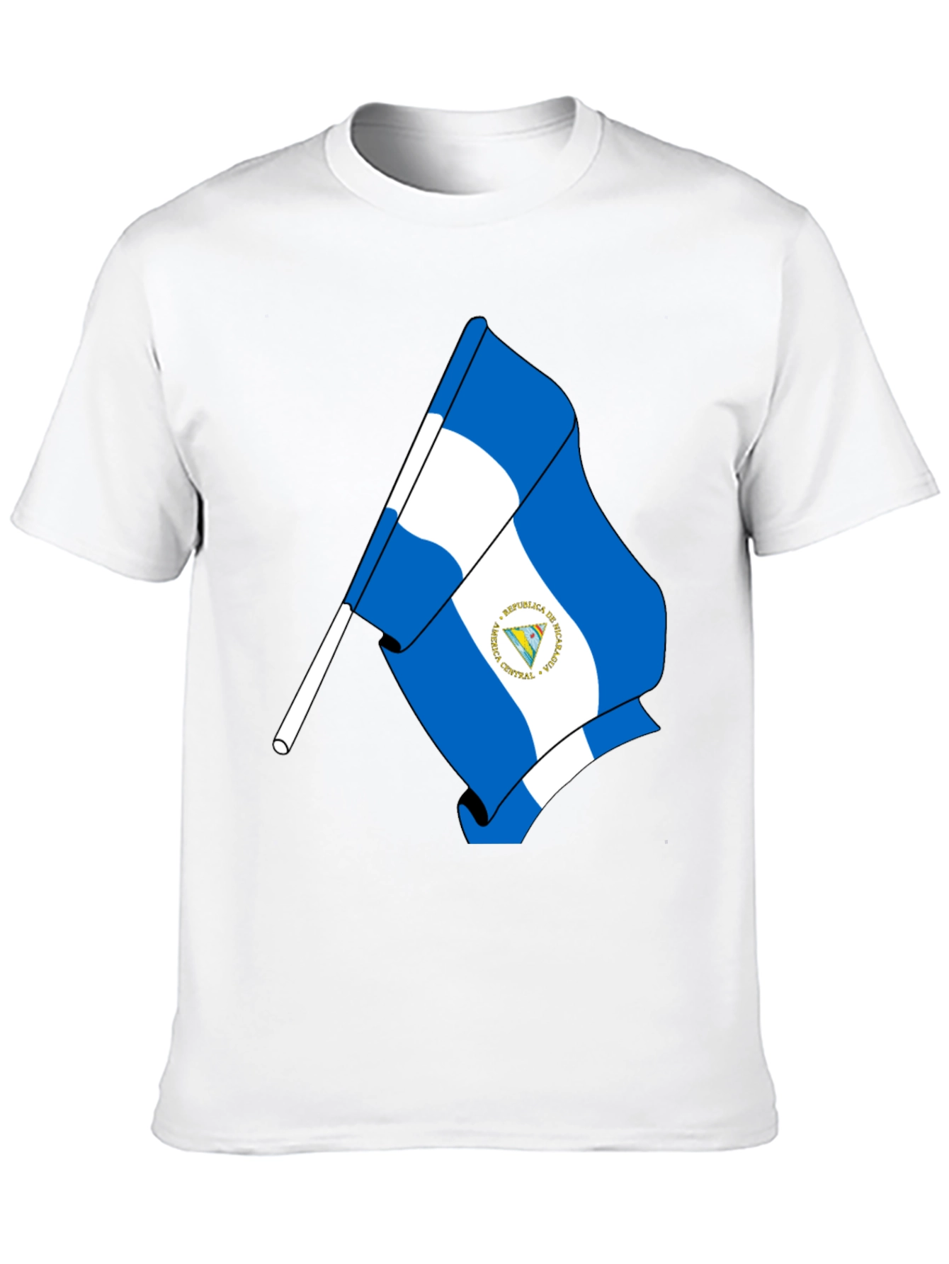 Nicaragua Flag Graphic T-Shirt