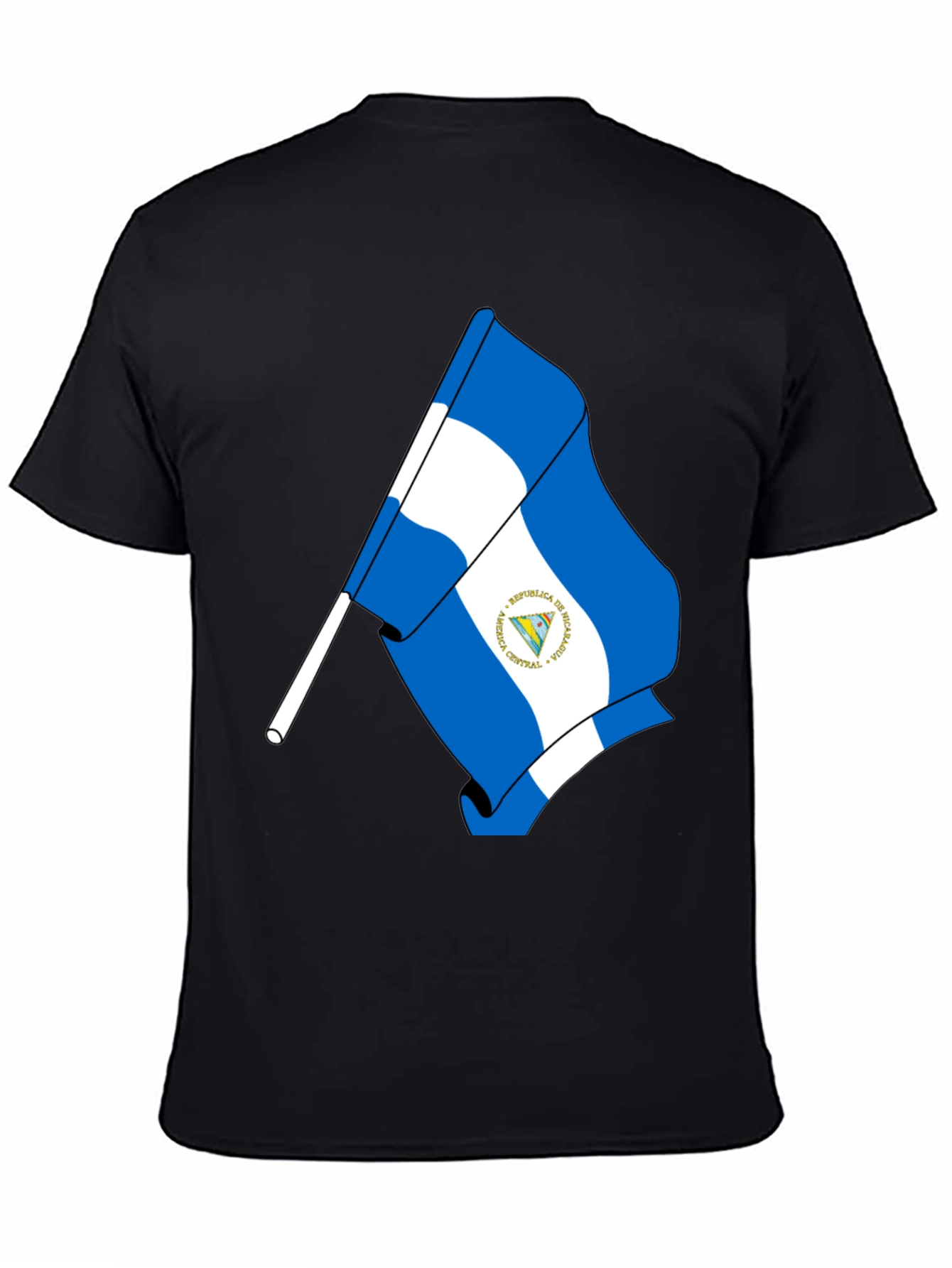 Nicaragua Flag Graphic T-Shirt
