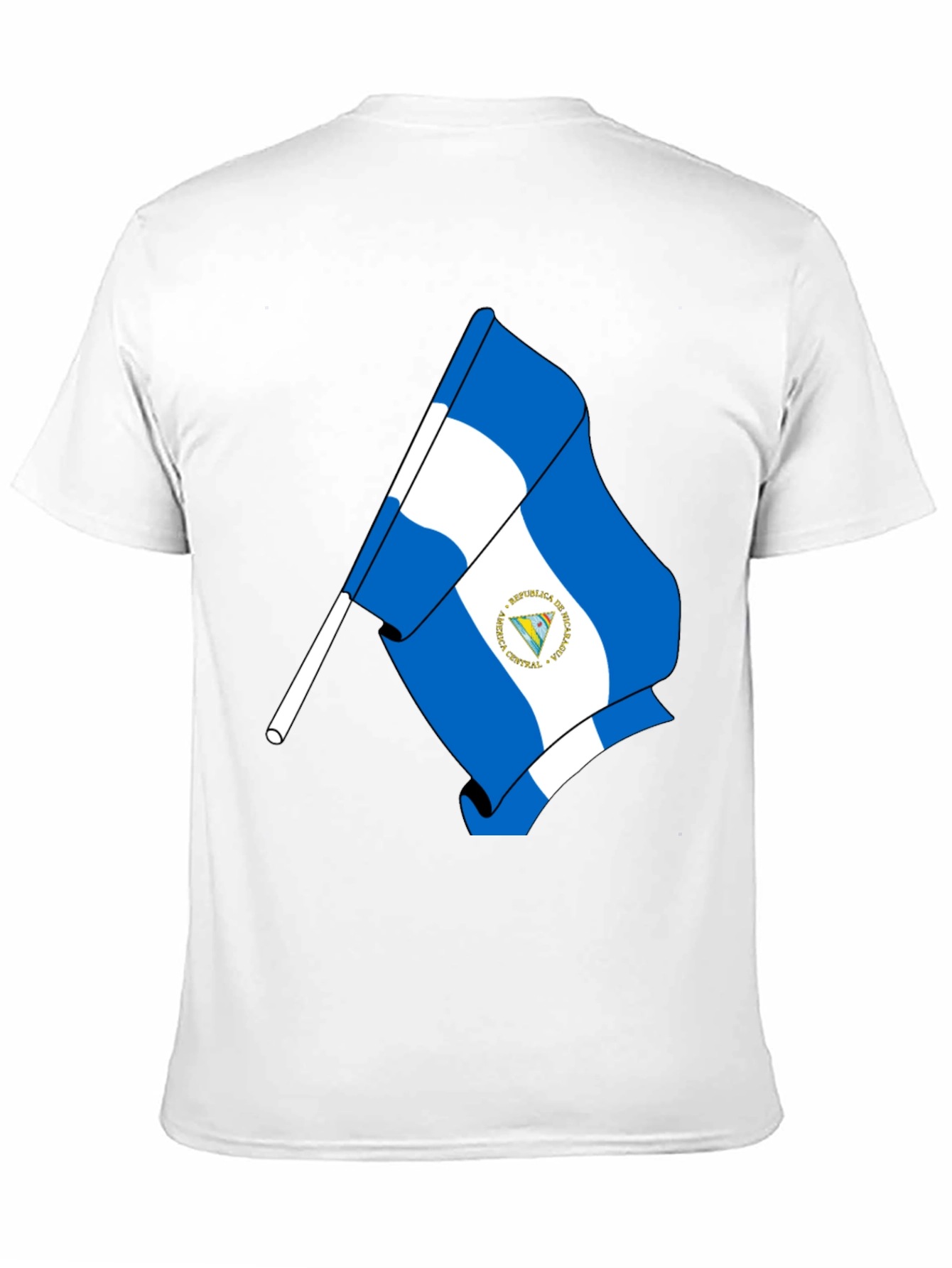 Nicaragua Flag Graphic T-Shirt