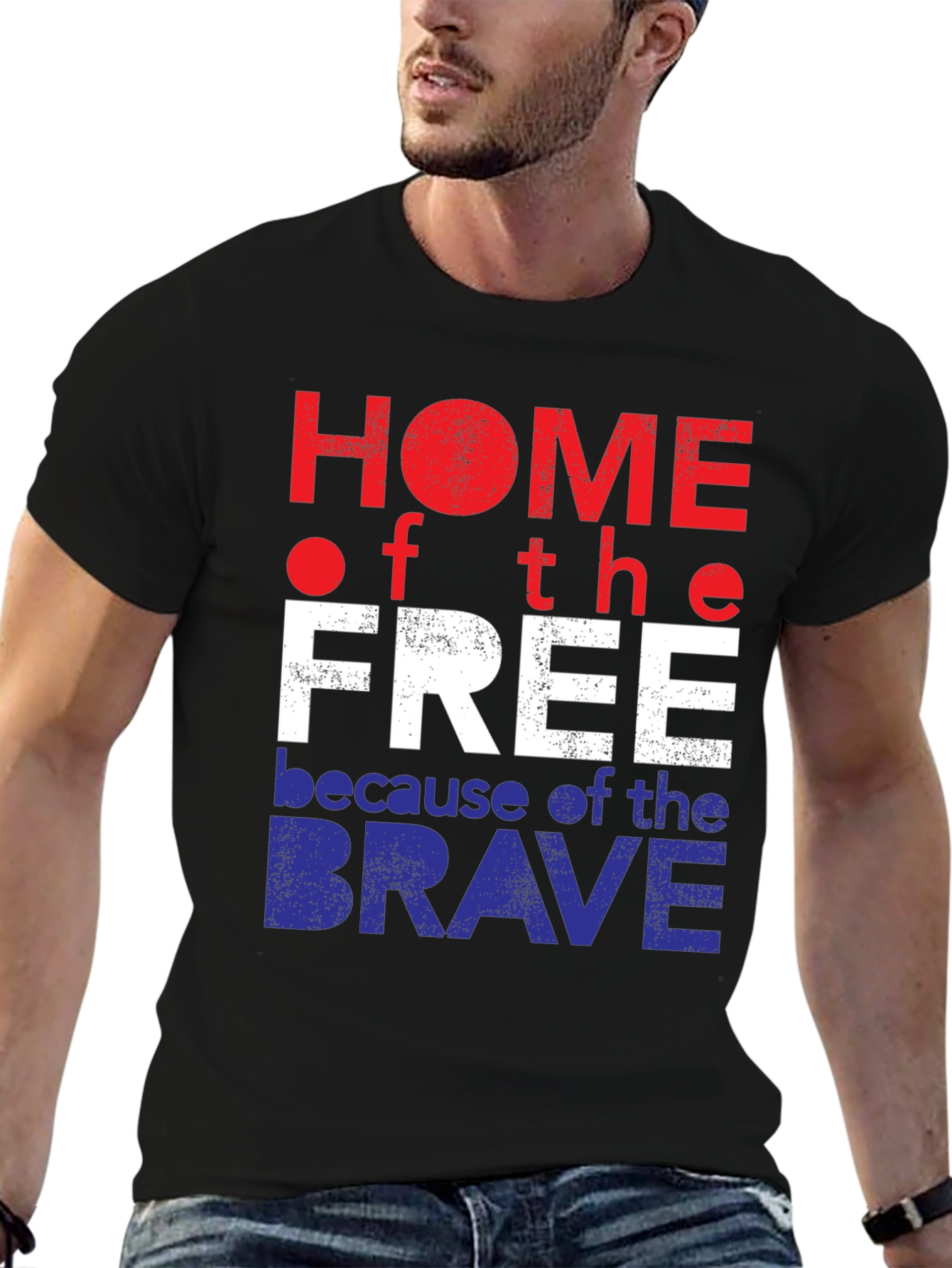 Home of the Free Patriotic T-Shirt