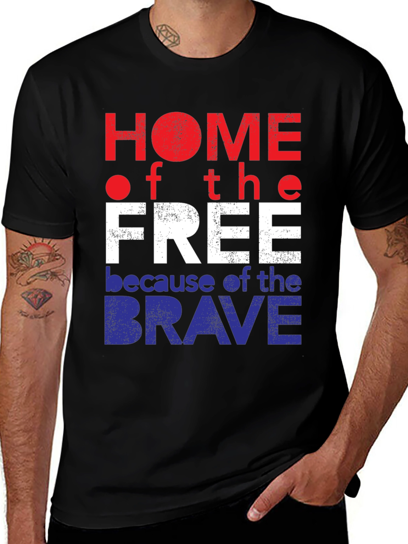 Home of the Free Patriotic T-Shirt