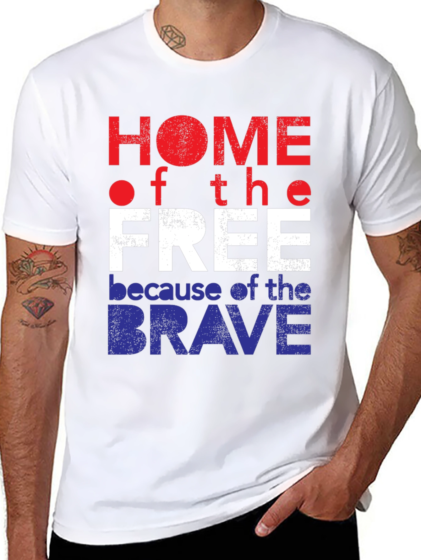 Home of the Free Patriotic T-Shirt