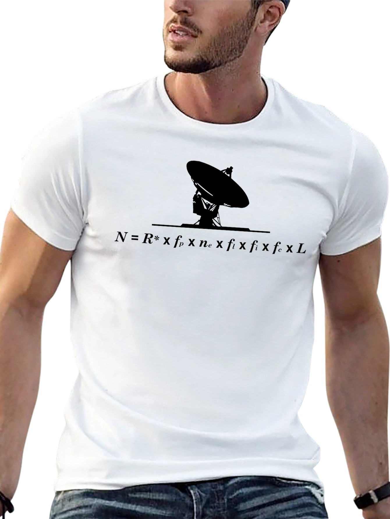 Drake Equation Graphic T-Shirt - Astronomy Science Tee