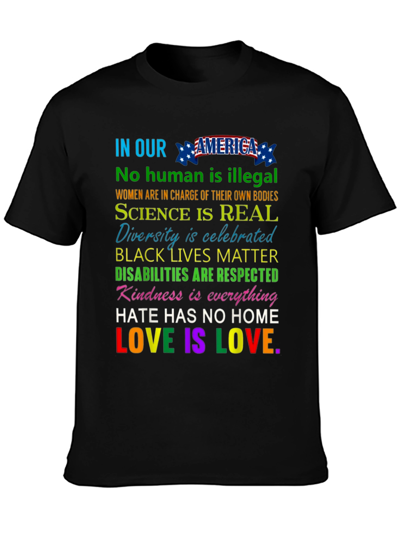 In Our America T-Shirt - Equality & Love