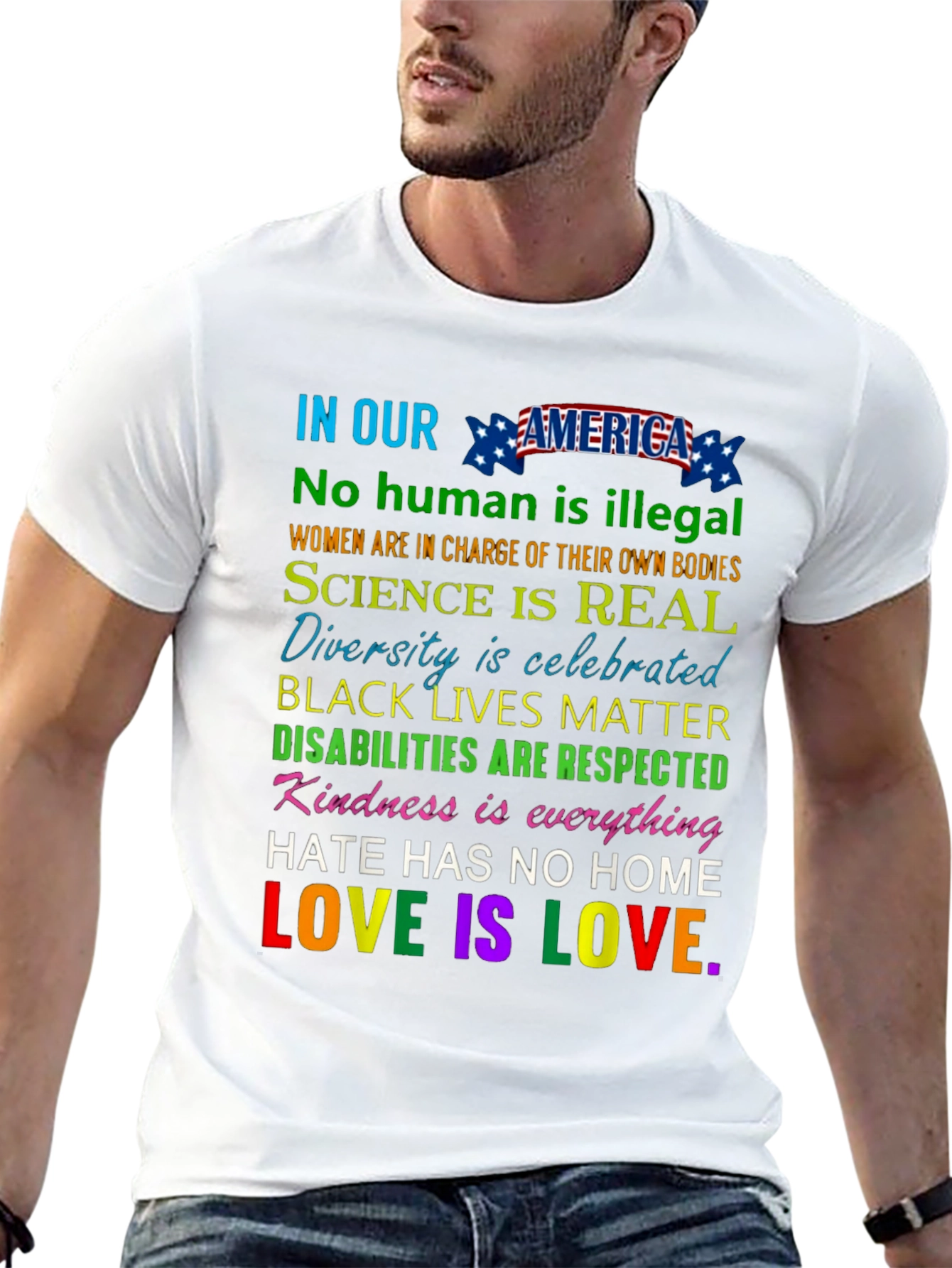 In Our America T-Shirt - Equality & Love