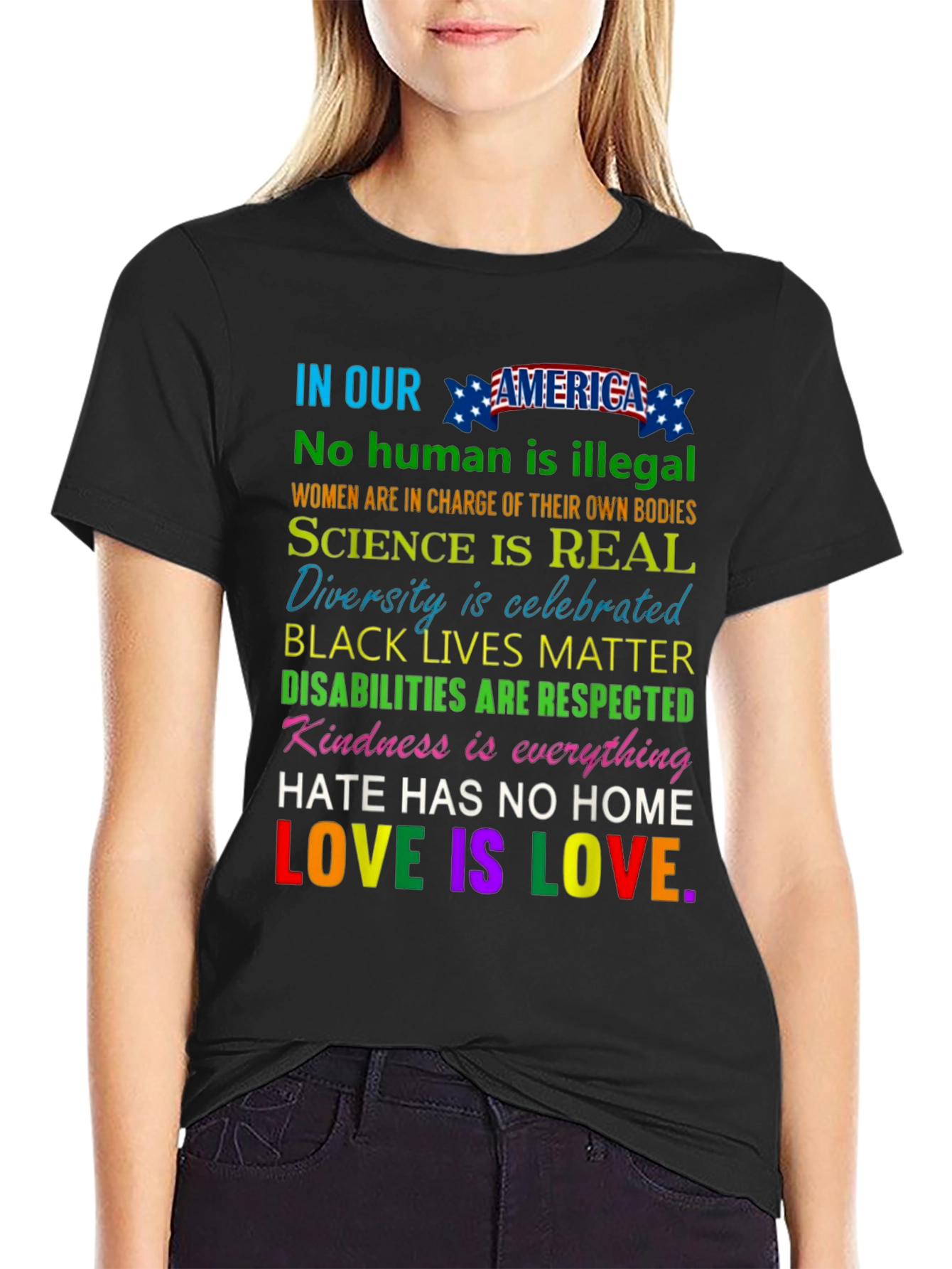 In Our America T-Shirt - Equality & Love