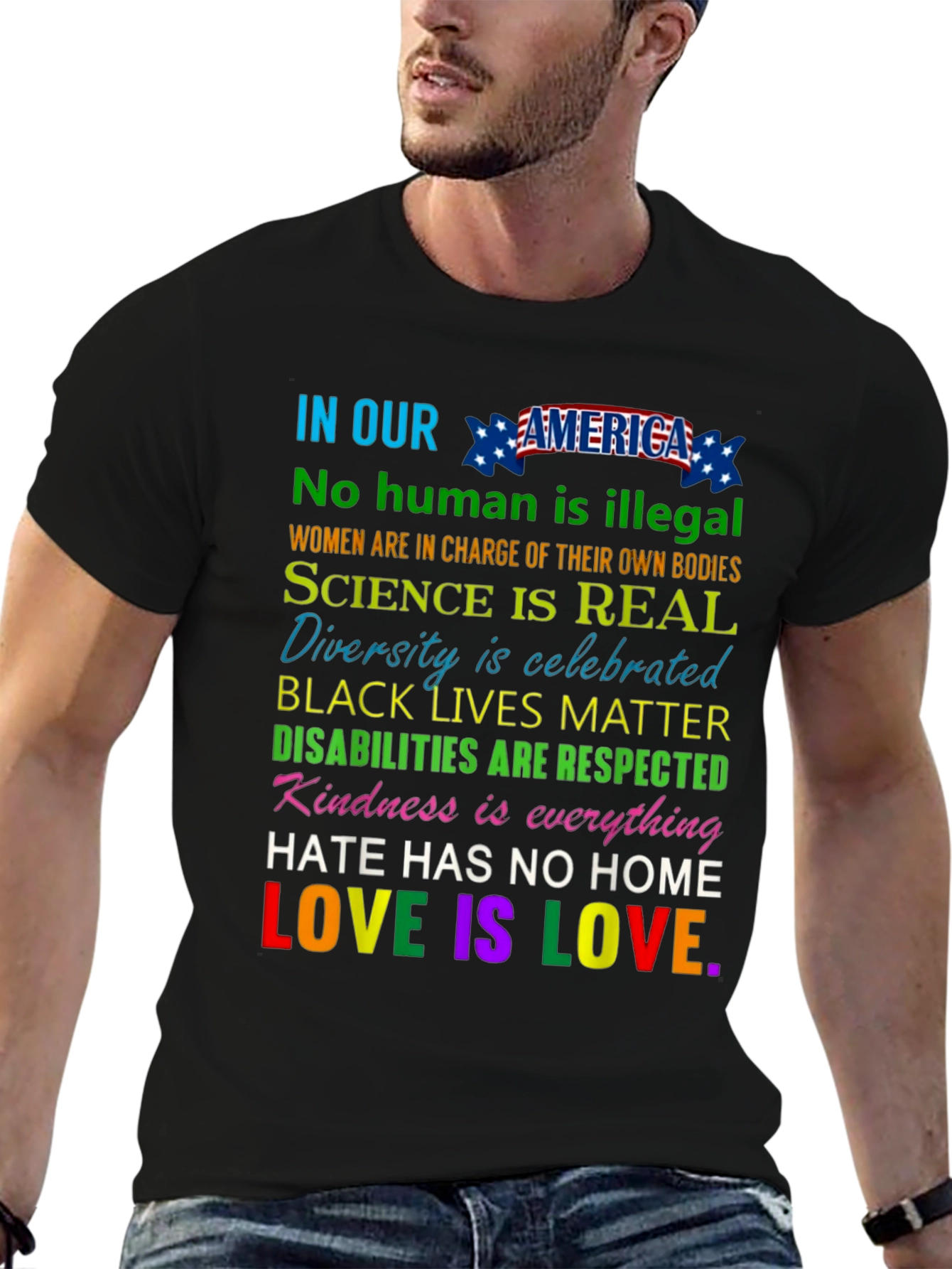 In Our America T-Shirt - Equality & Love