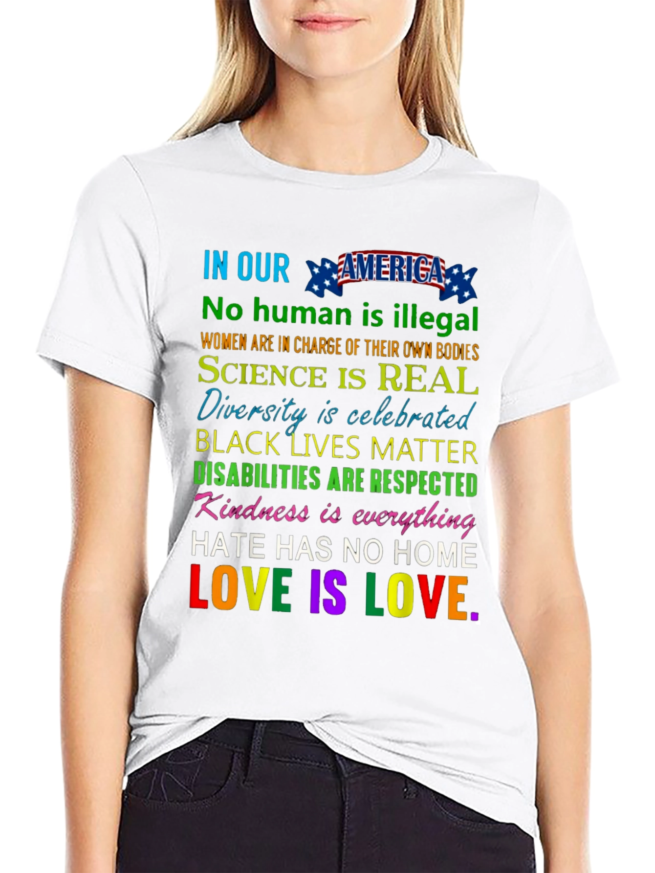 In Our America T-Shirt - Equality & Love