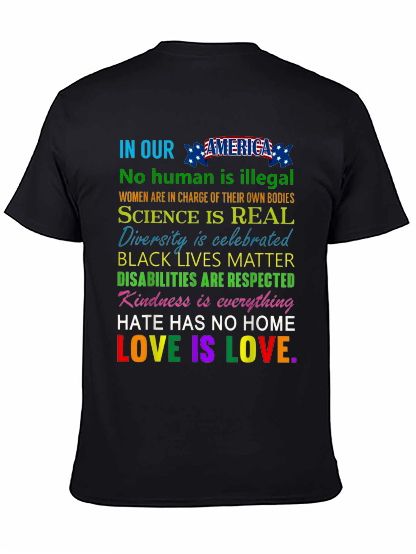 In Our America T-Shirt - Equality & Love