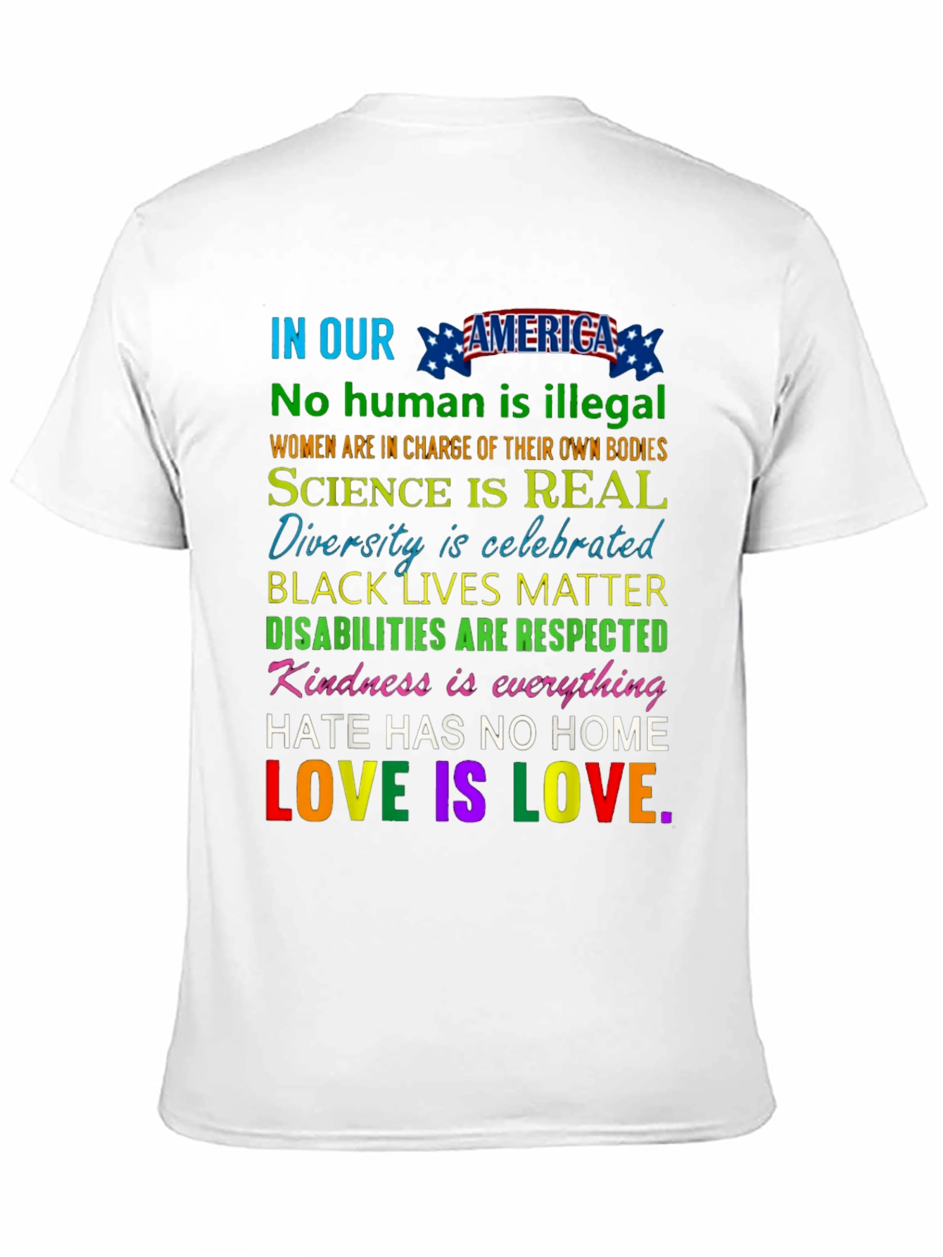 In Our America T-Shirt - Equality & Love