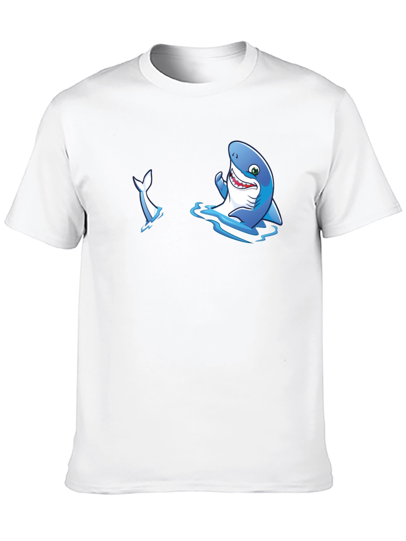 Shark Graphic T-Shirt - Mens Black Tee