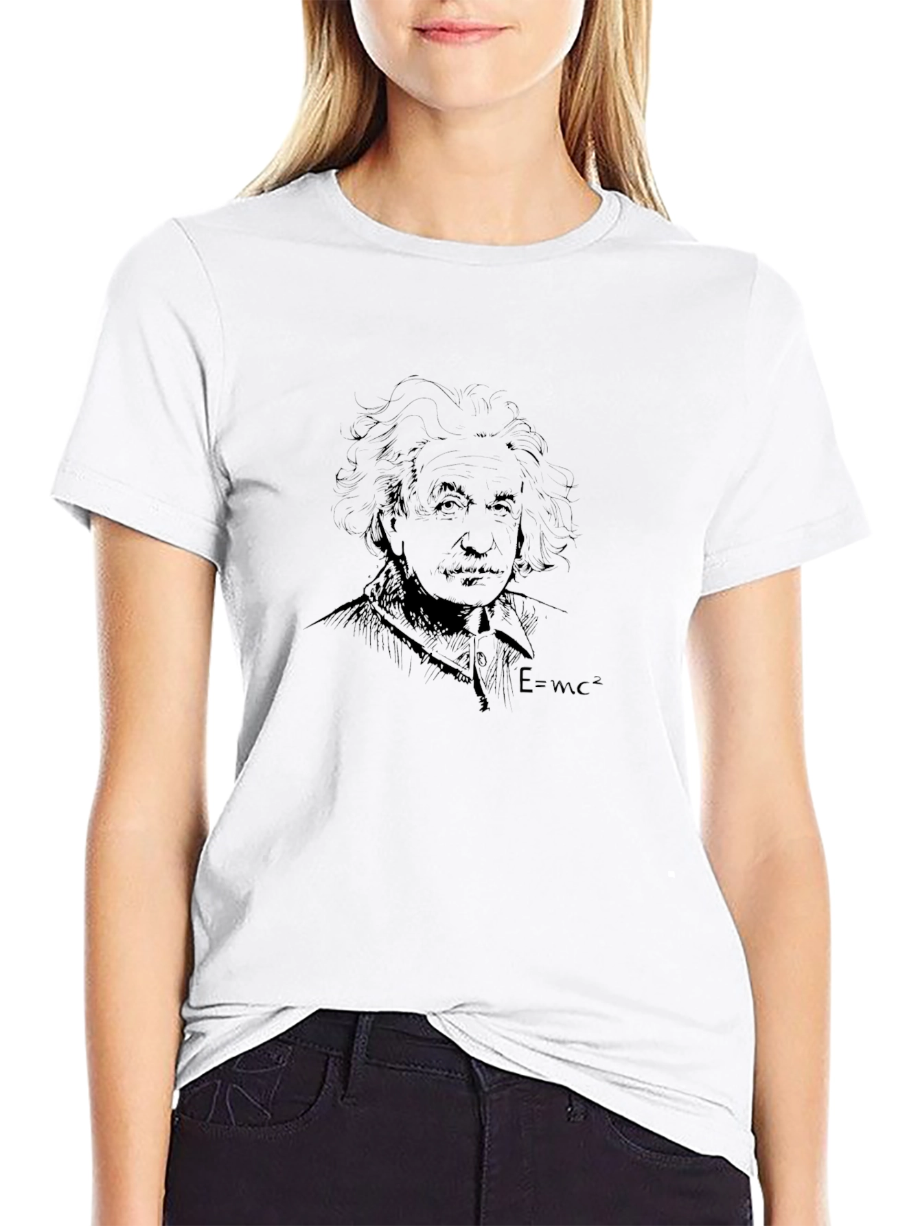Einstein E=mc² Black T-Shirt