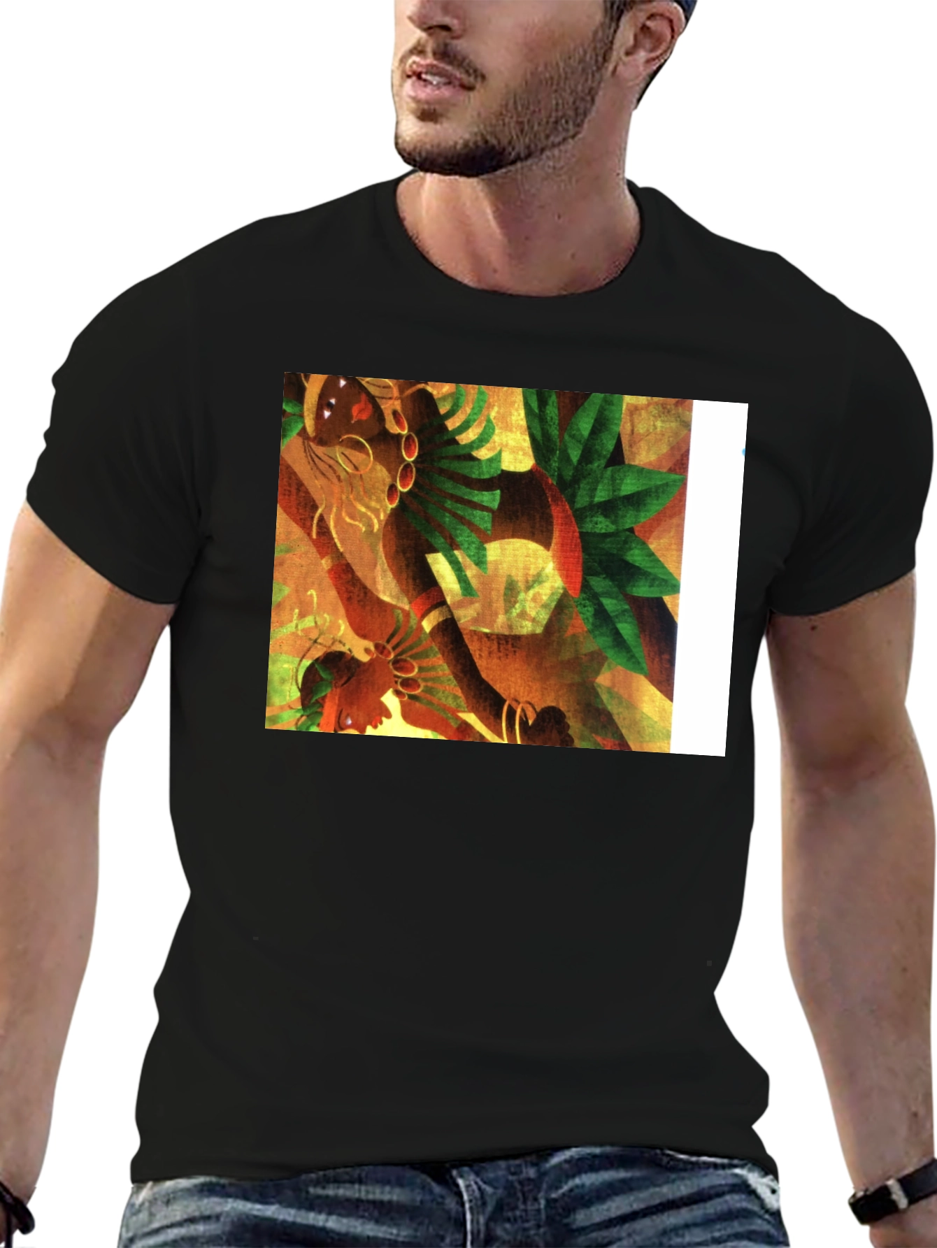 Graphic Tee:  Jungle Art Design