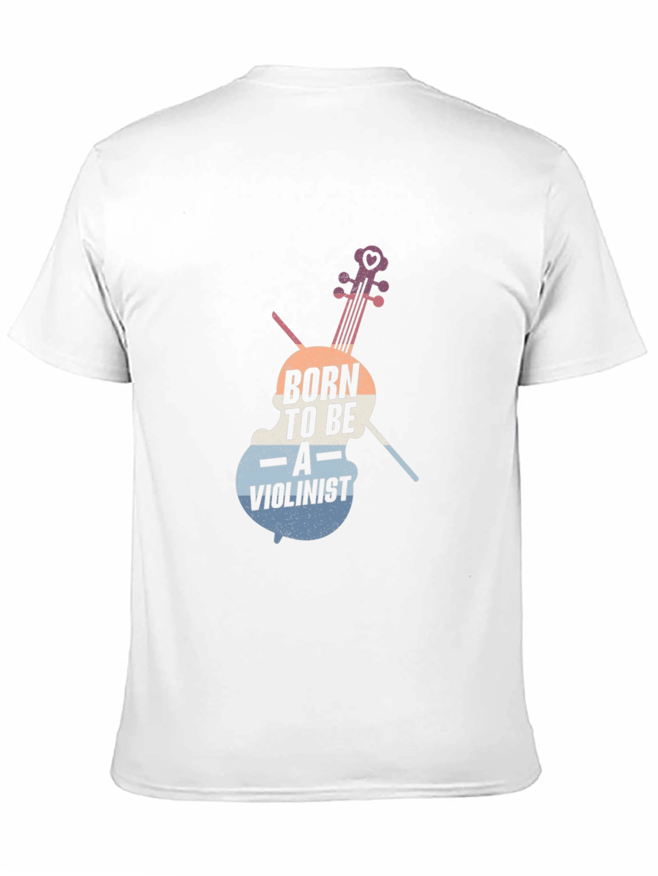 Born to Be A Violinist Black T-Shirt