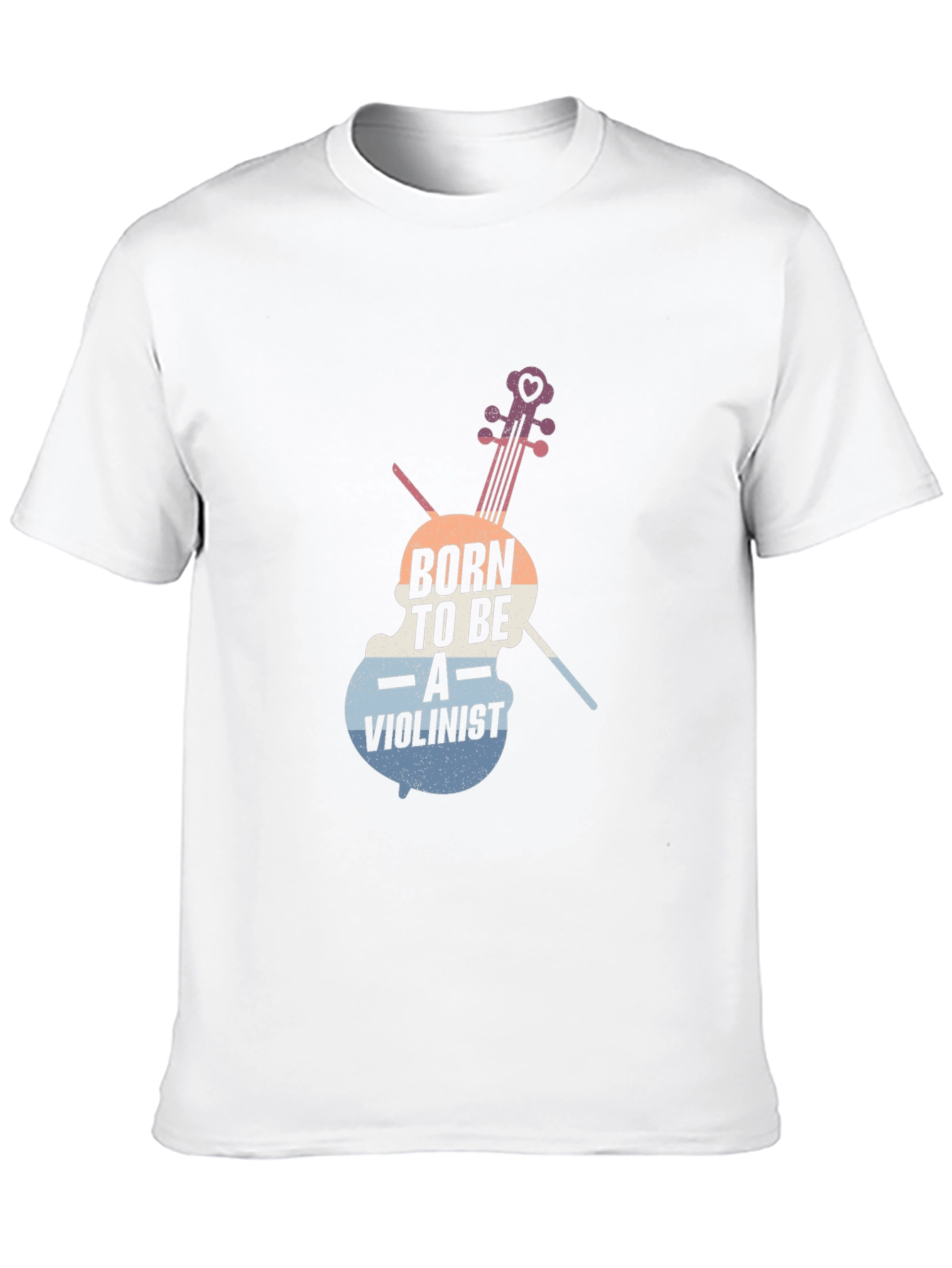 Born to Be A Violinist Black T-Shirt
