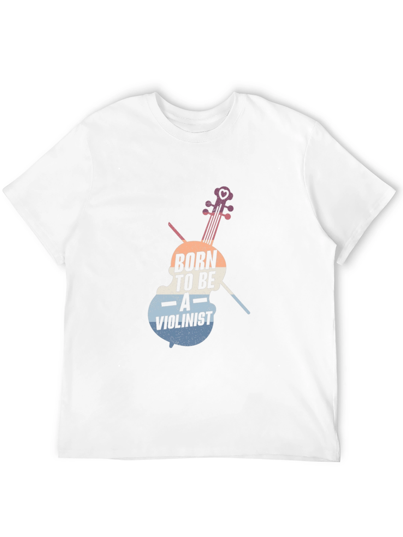 Born to Be A Violinist Black T-Shirt
