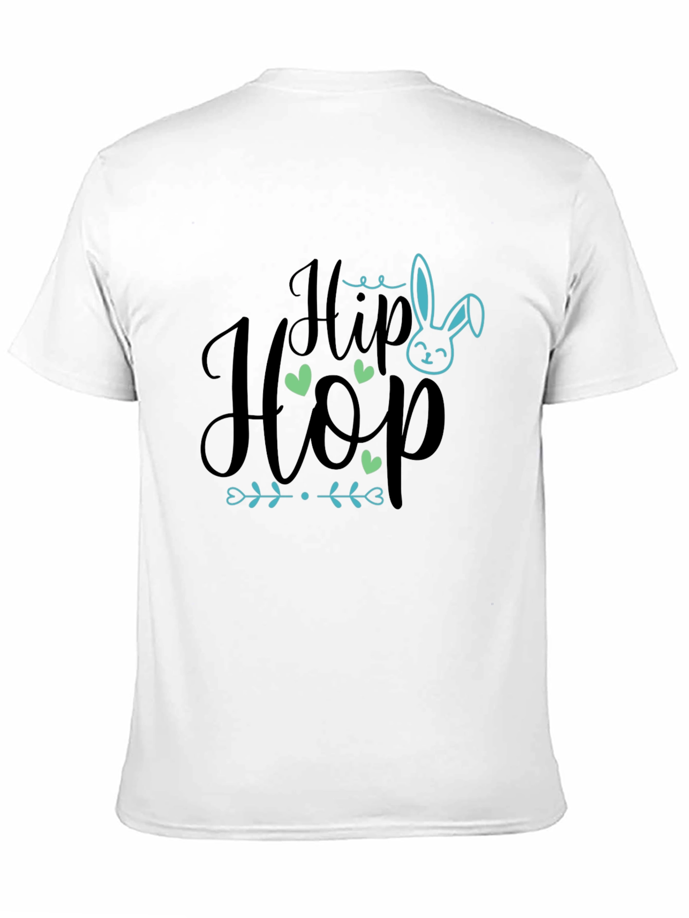Hip Hop Easter Bunny Graphic Tee - Black