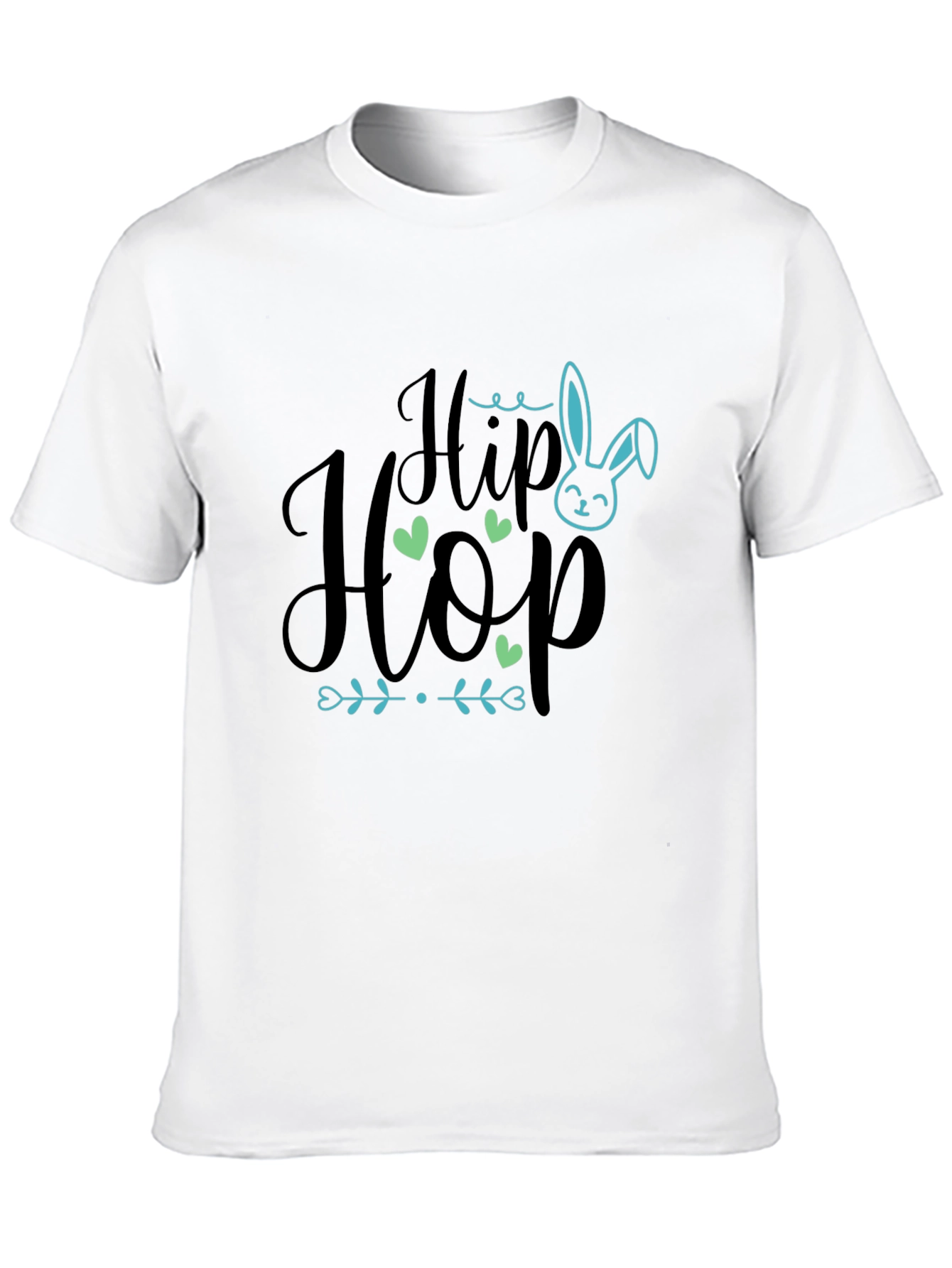 Hip Hop Easter Bunny Graphic Tee - Black