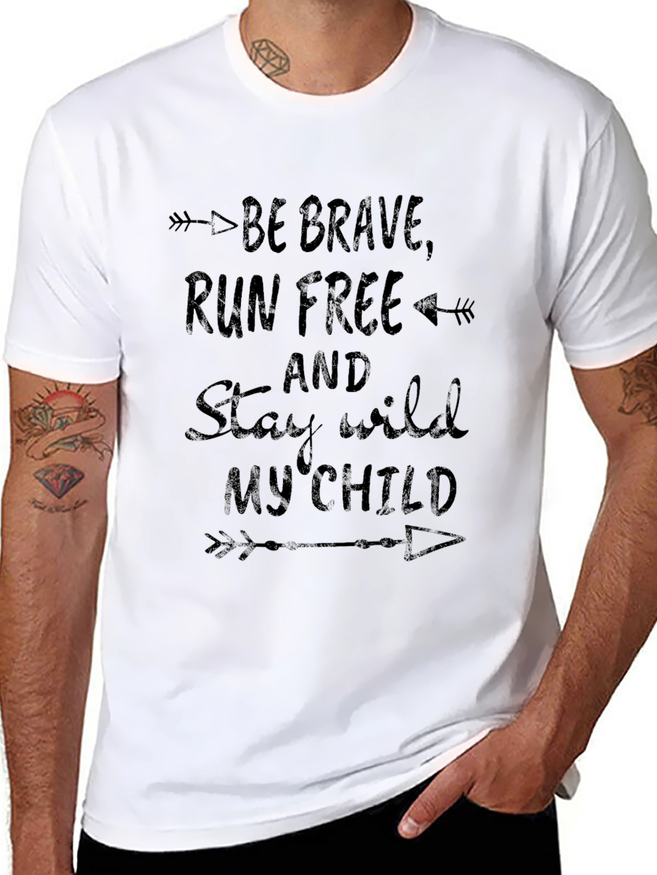 Be Brave Run Free T-Shirt