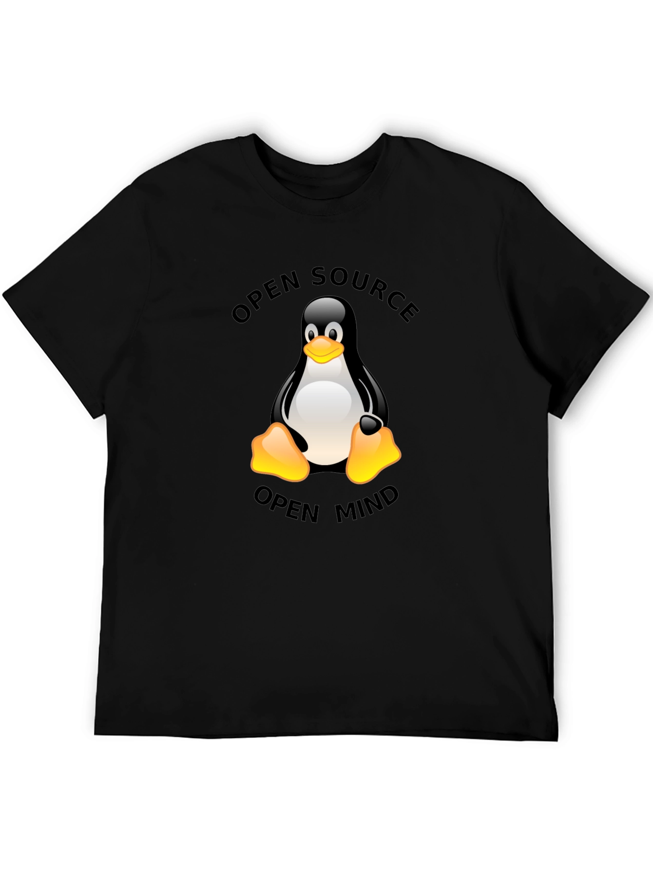Open Source Penguin Graphic T-Shirt