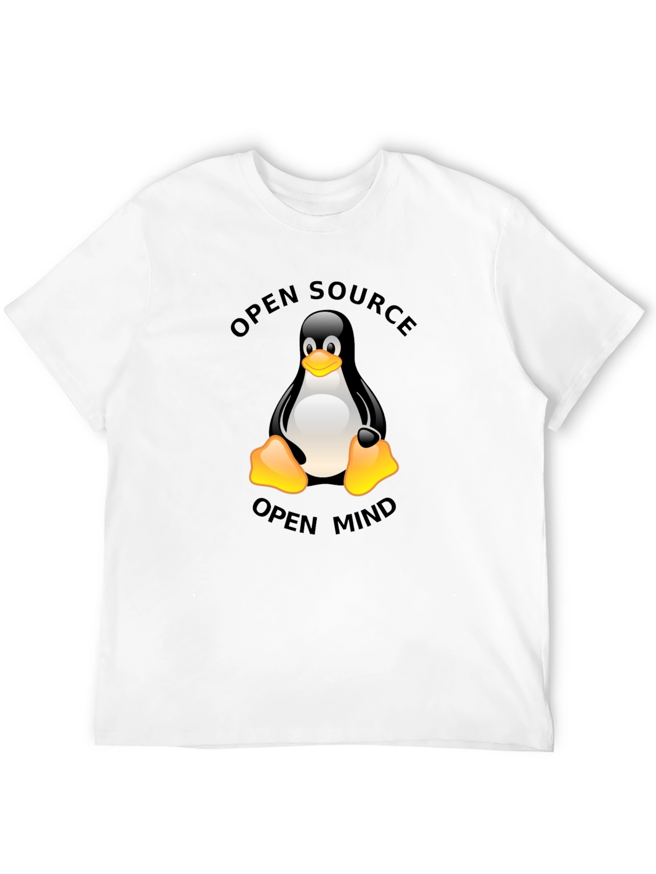 Open Source Penguin Graphic T-Shirt