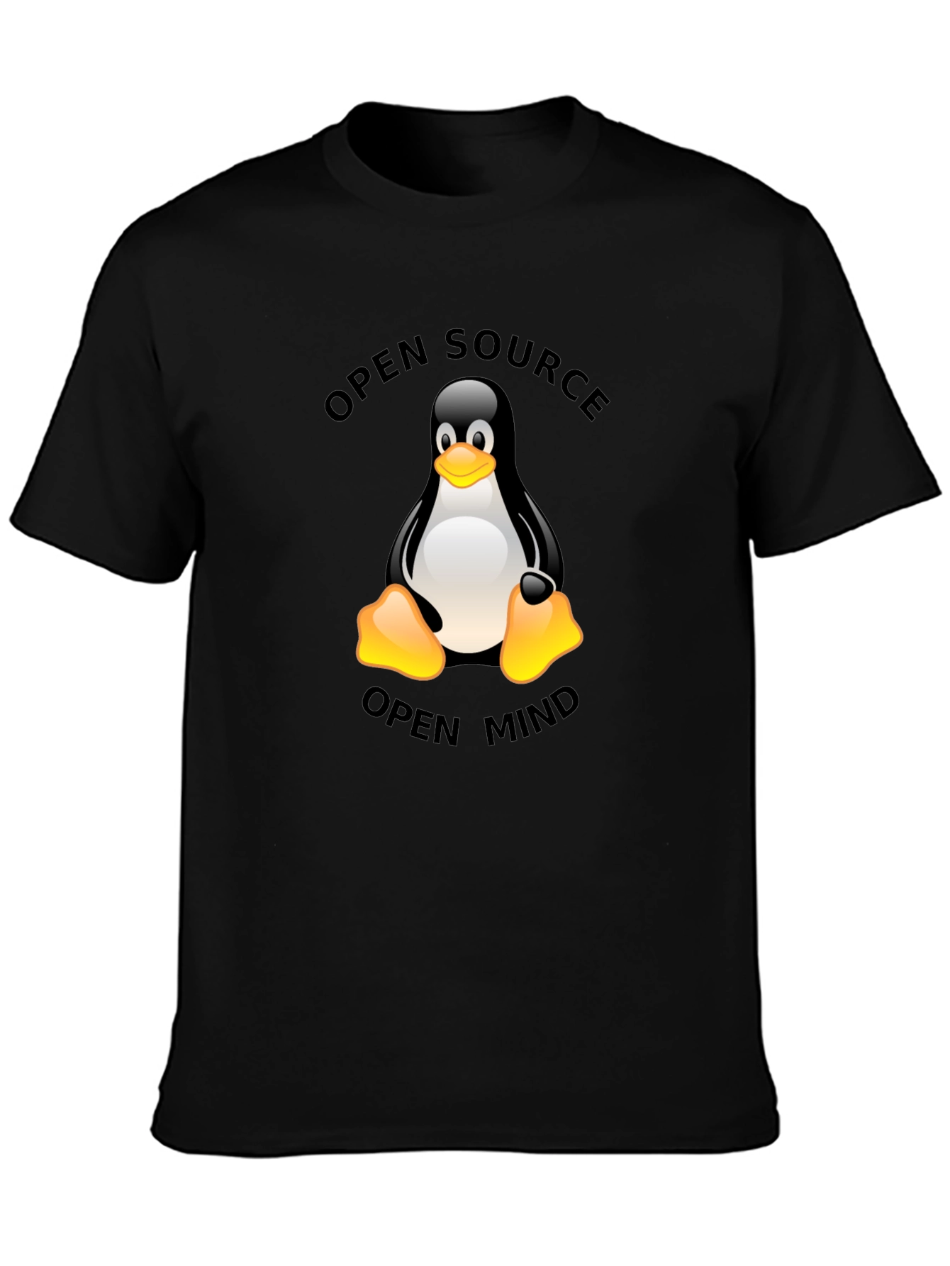 Open Source Penguin Graphic T-Shirt