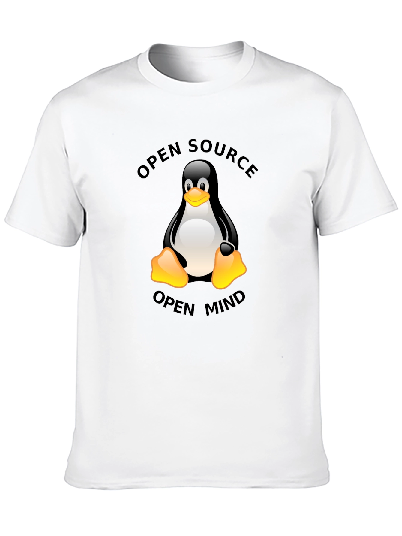 Open Source Penguin Graphic T-Shirt