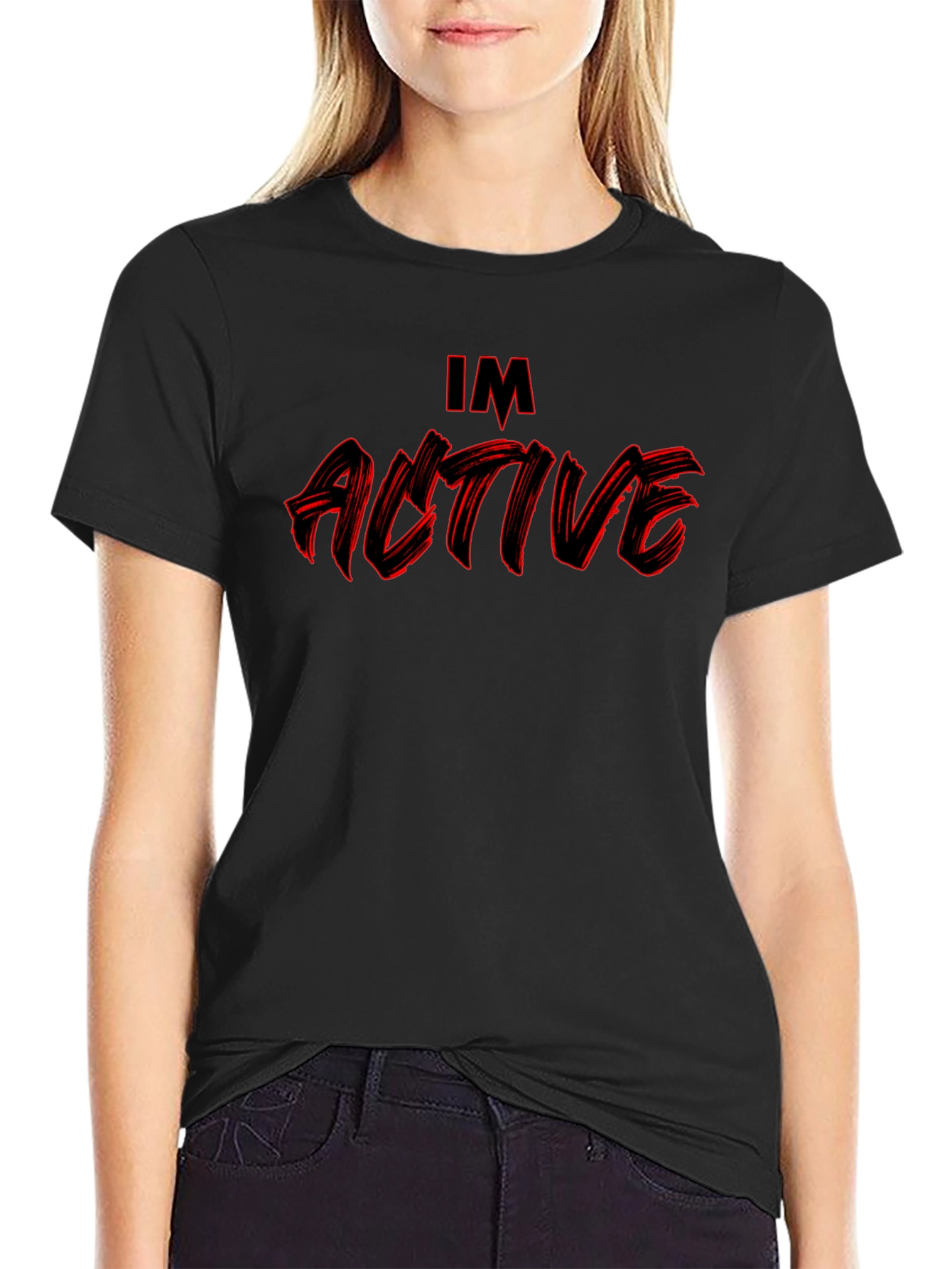 Im Active Graphic Tee - Bold Statement T-Shirt