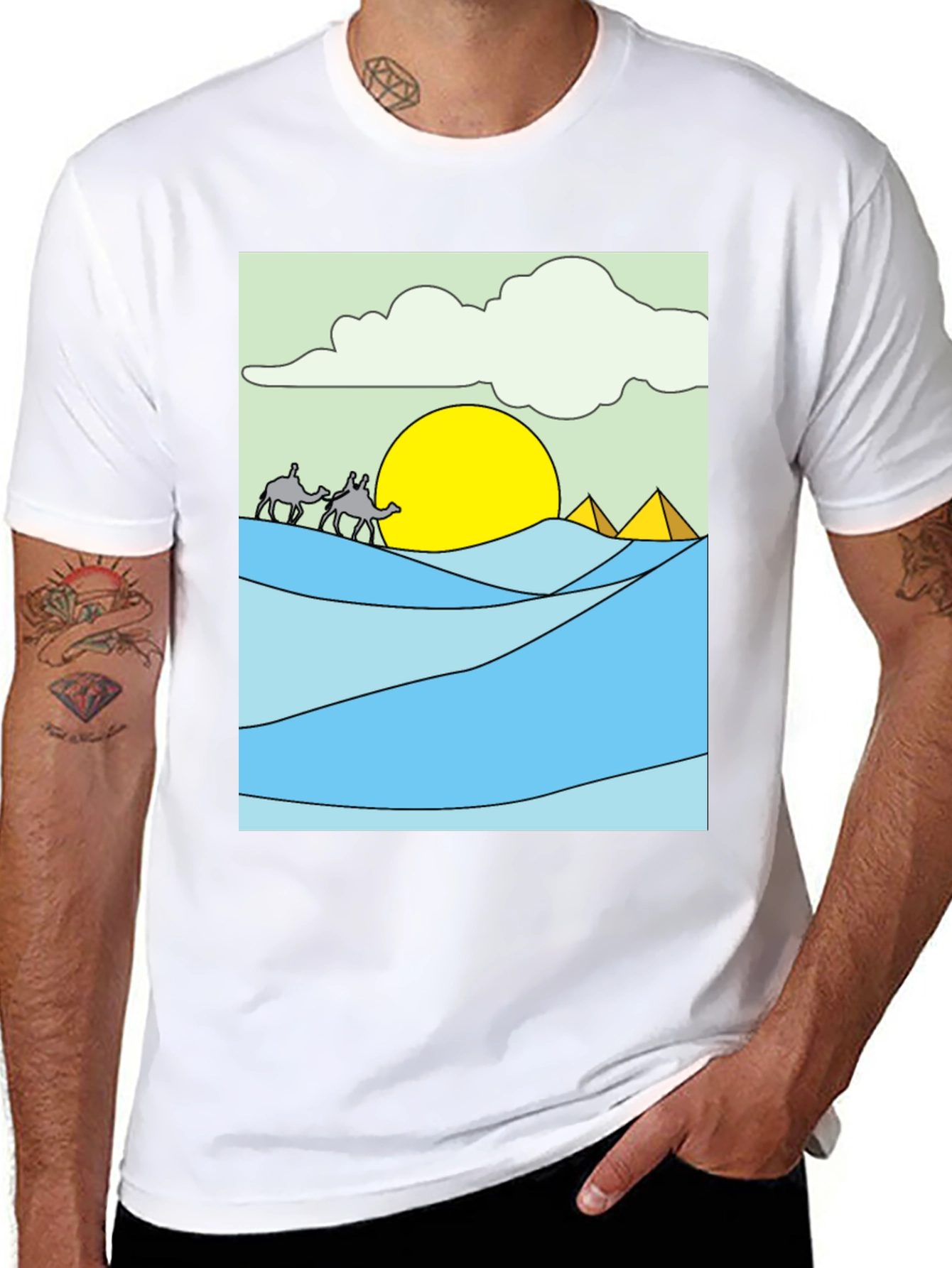 Egyptian Desert Graphic Tee
