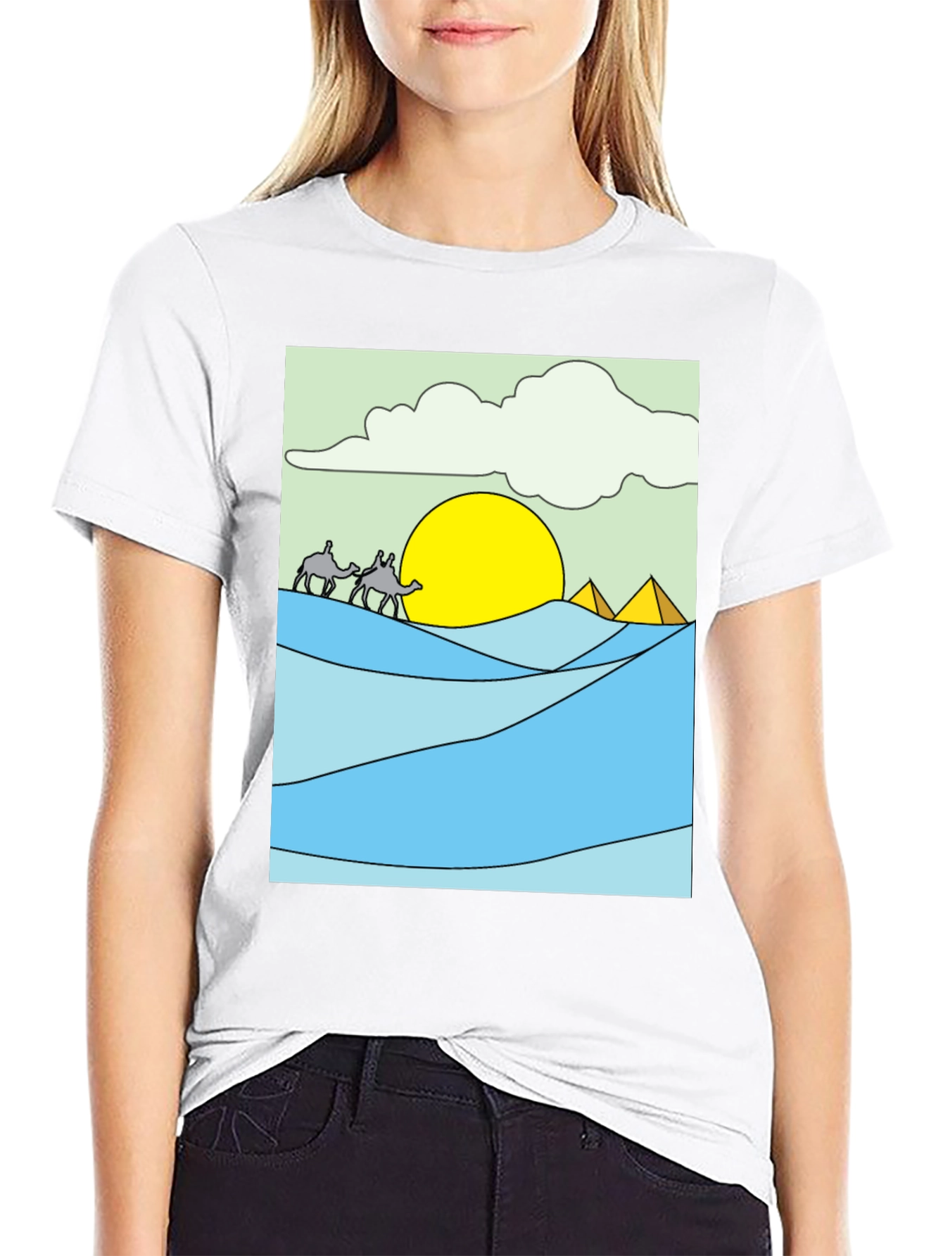 Egyptian Desert Graphic Tee