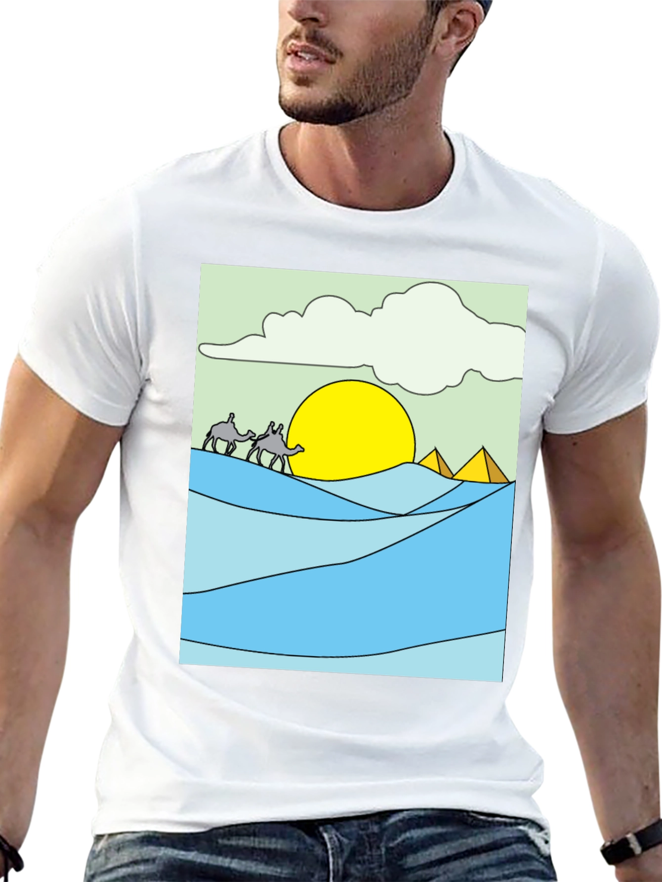Egyptian Desert Graphic Tee
