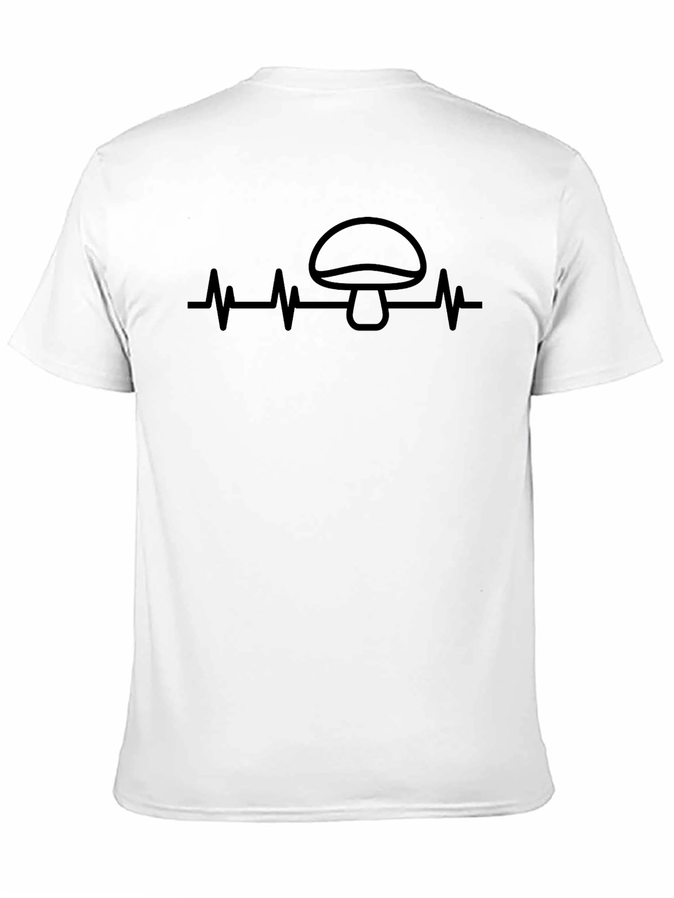 Mushroom Heartbeat T-Shirt - Funny Fungi Lover Tee