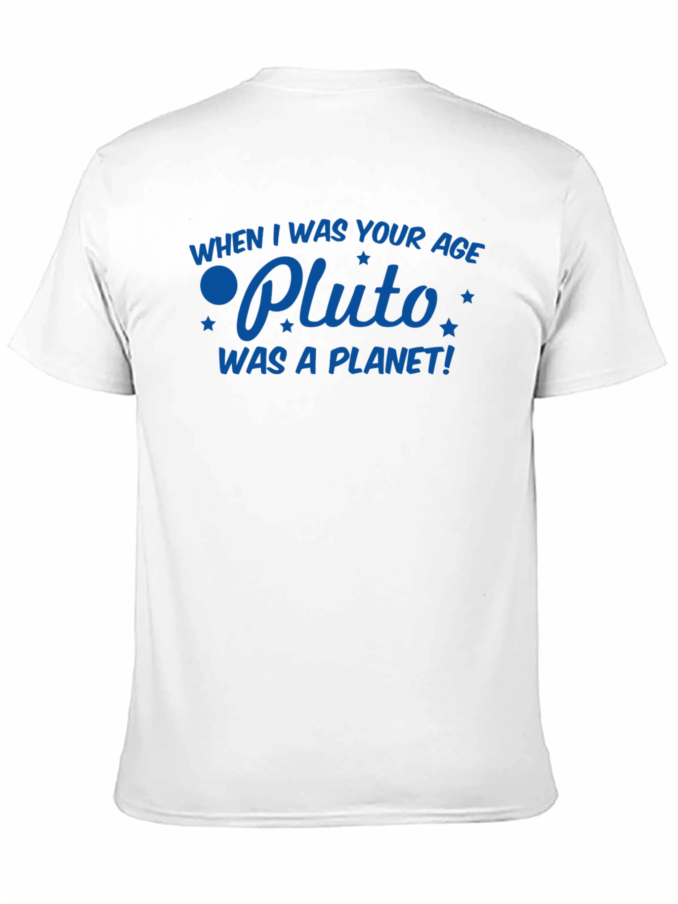 Pluto Was a Planet T-Shirt Nostalgic Astronomy Tee