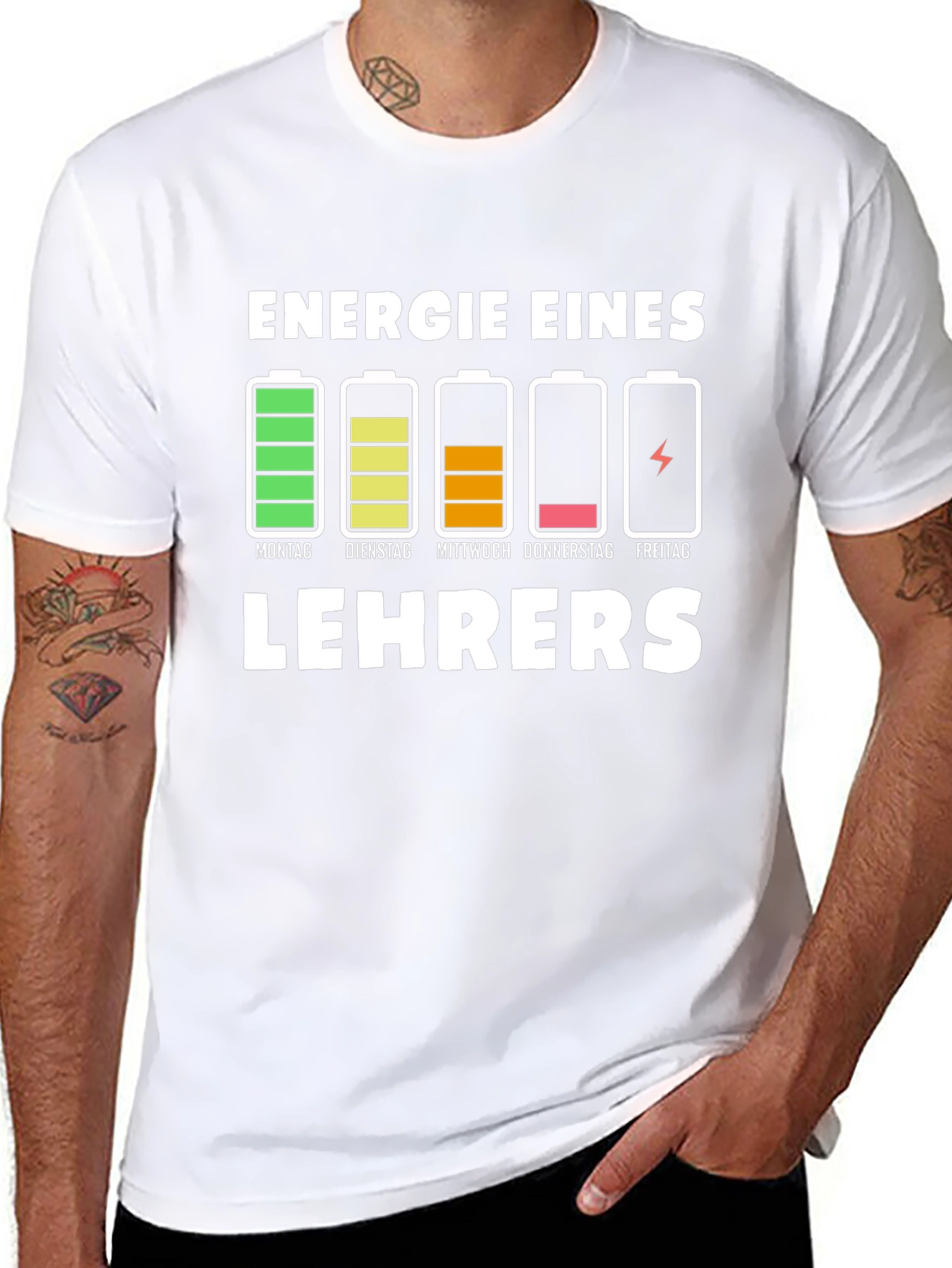Teacher Energy Level T-Shirt