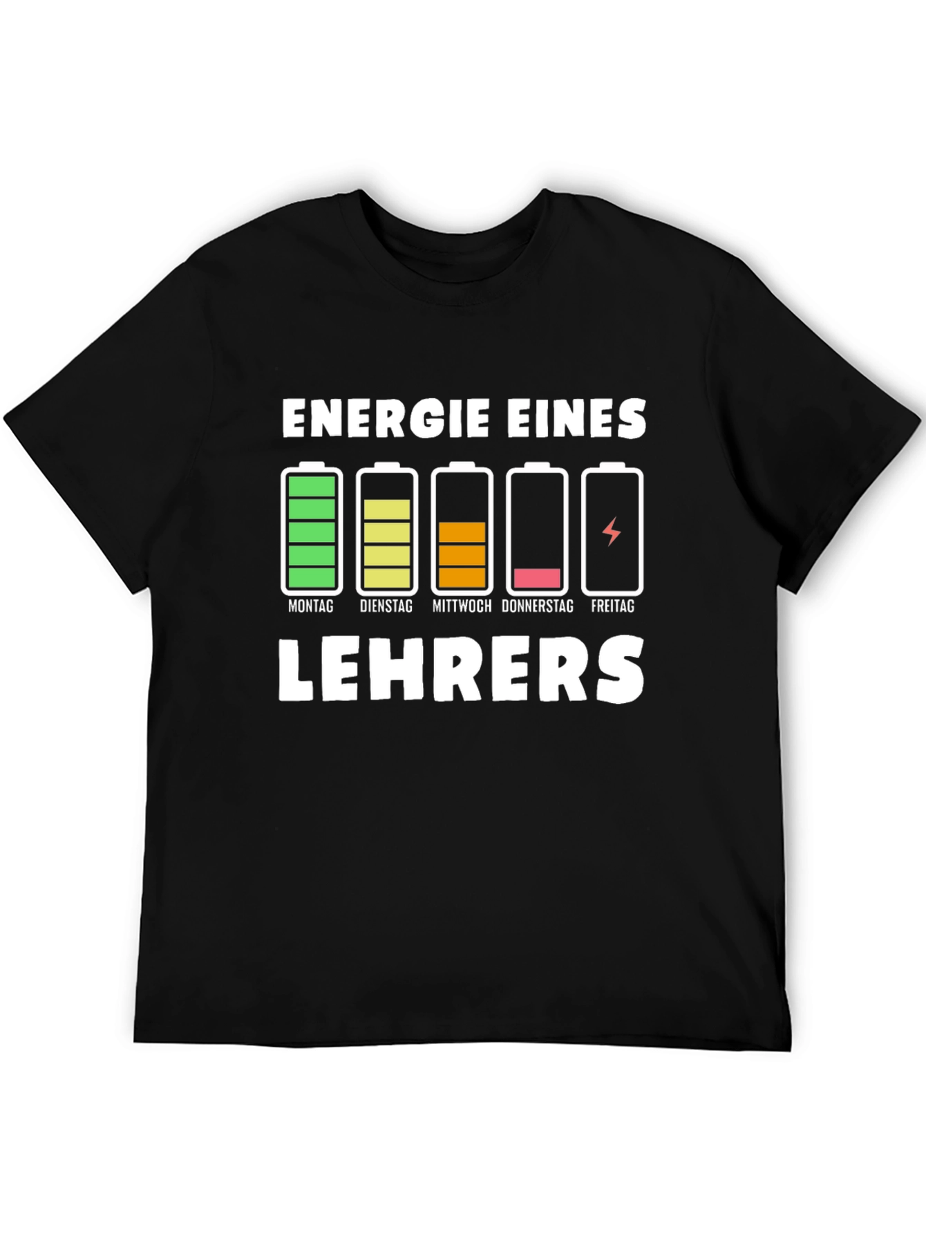 Teacher Energy Level T-Shirt