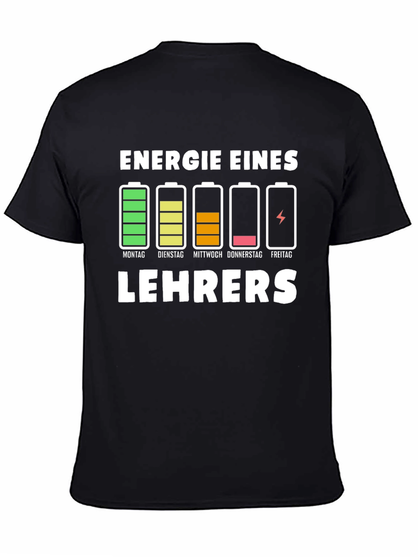 Teacher Energy Level T-Shirt