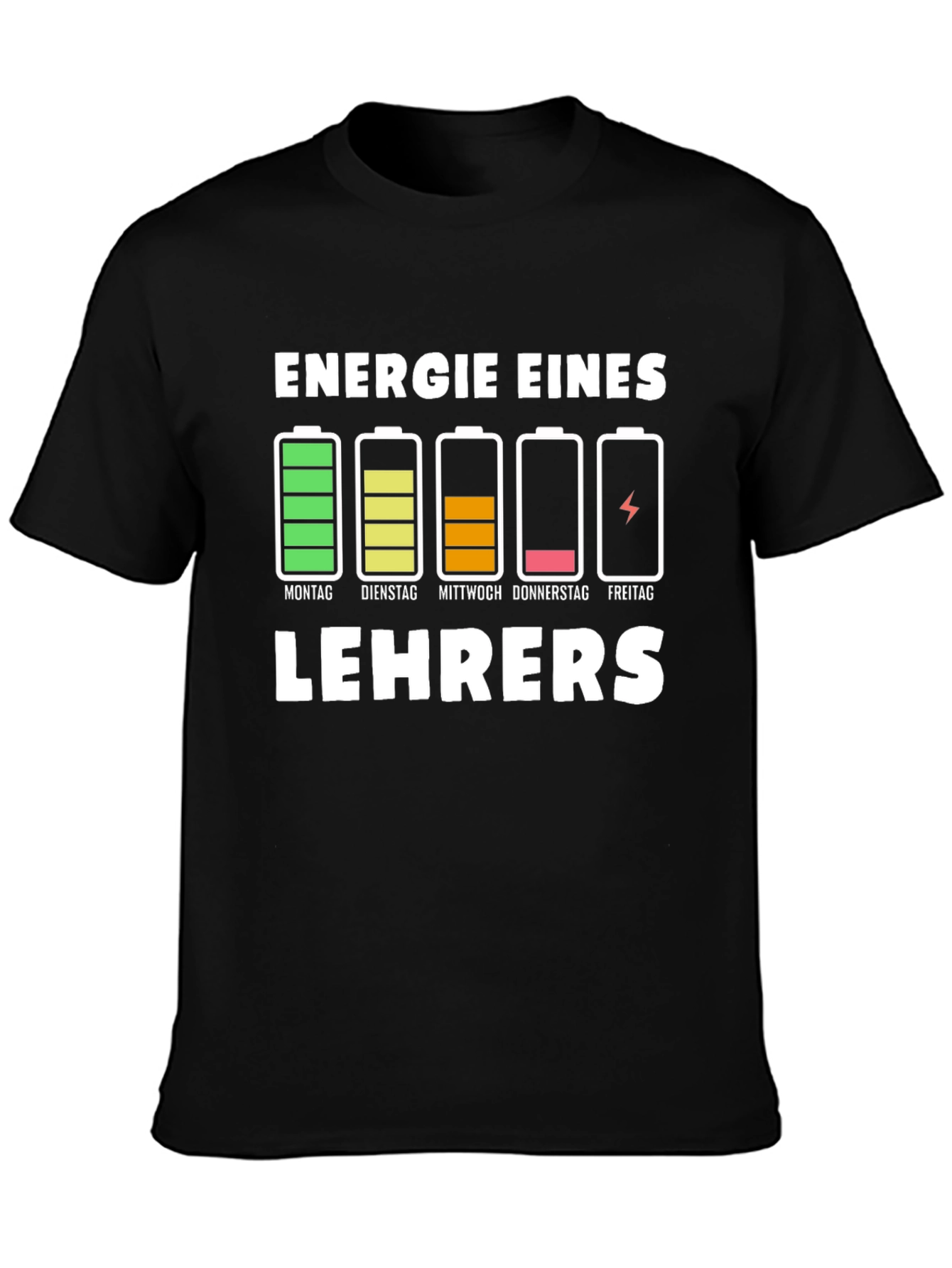 Teacher Energy Level T-Shirt