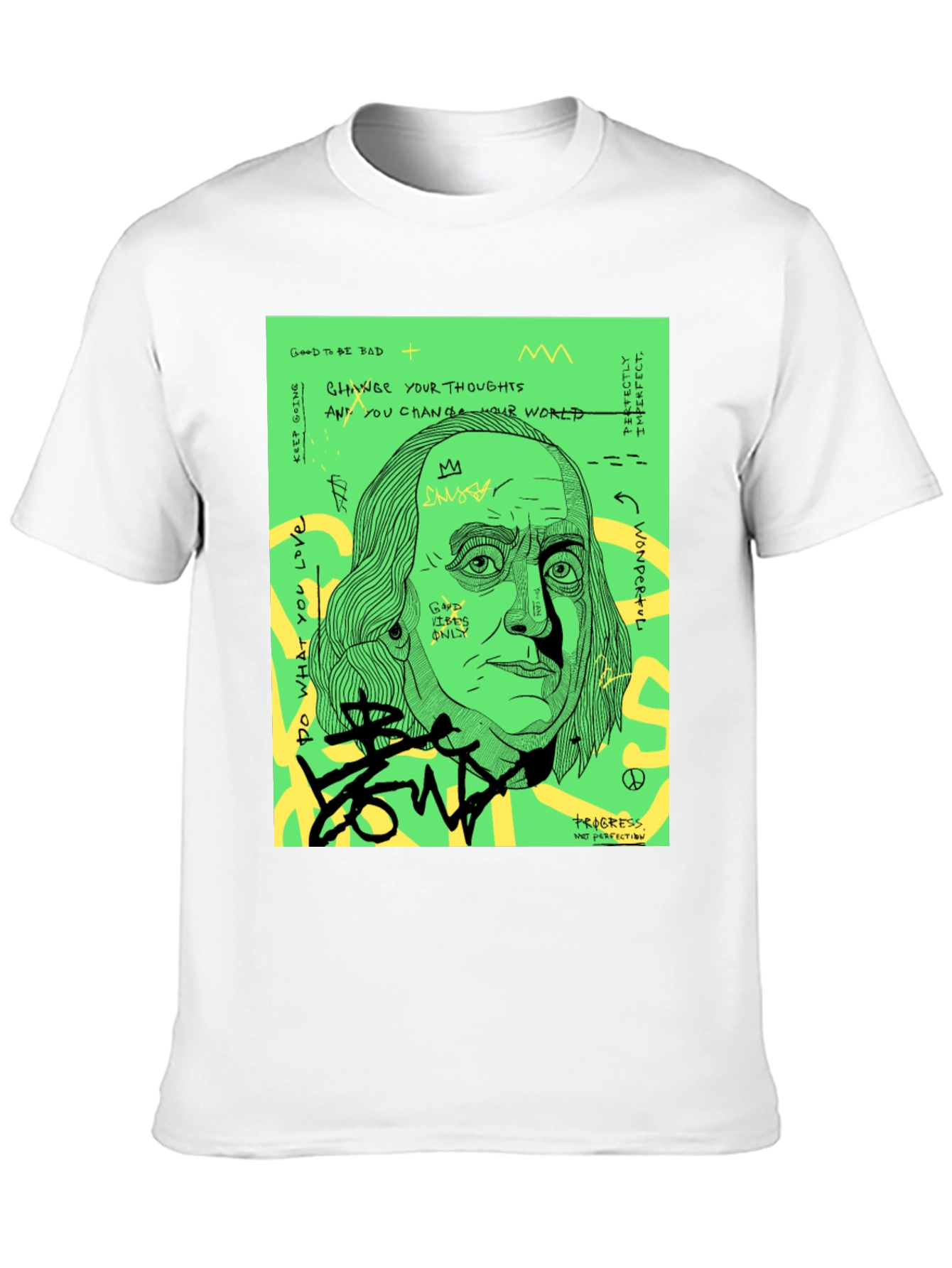 Edgy Benjamin Franklin Graphic Tee