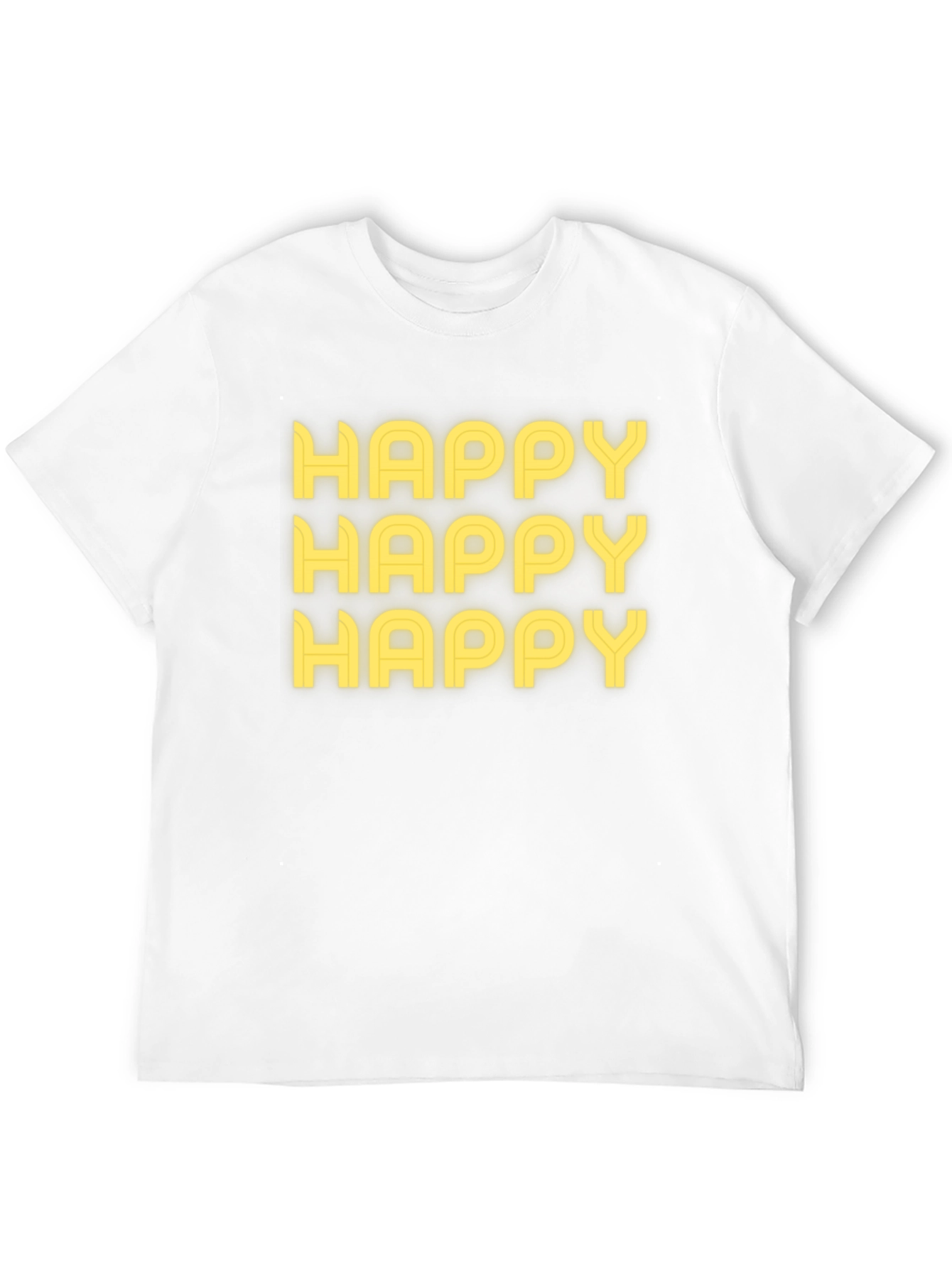 Happy Graphic T-Shirt - Black