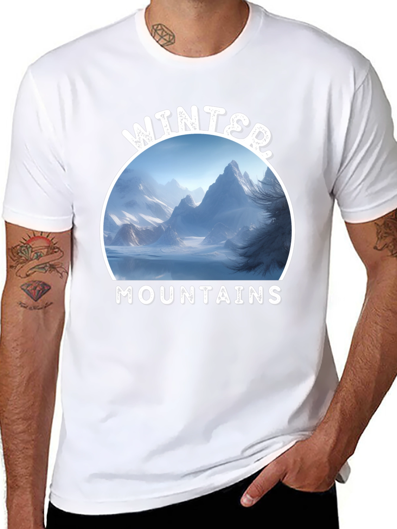 Winter Mountains Graphic Tee