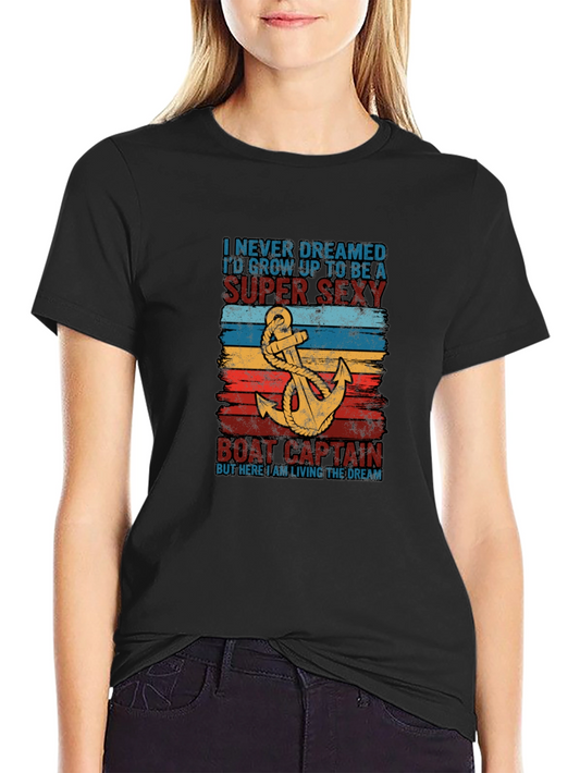 Super Sexy Boat Captain Graphic Tee
