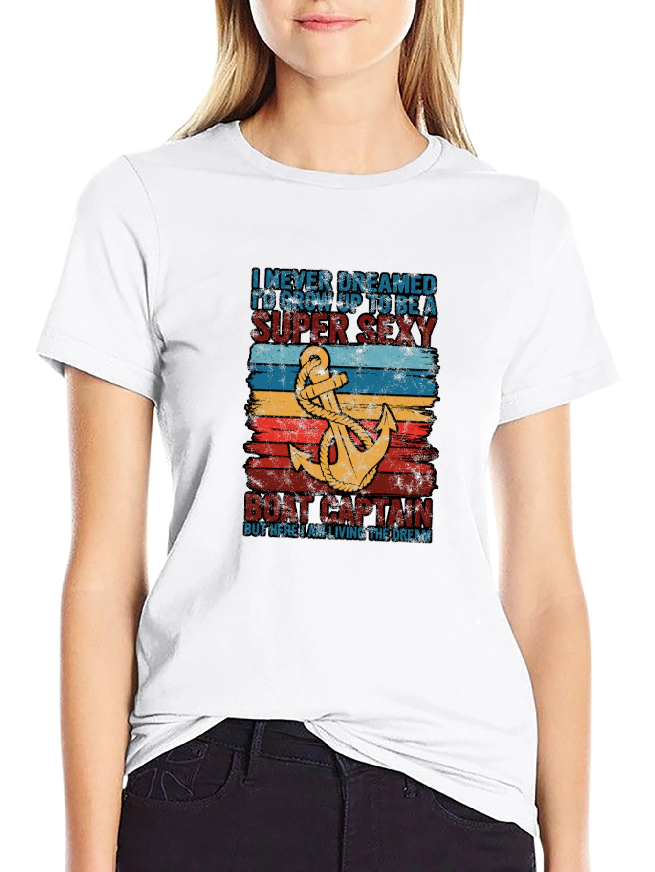 Super Sexy Boat Captain Graphic Tee