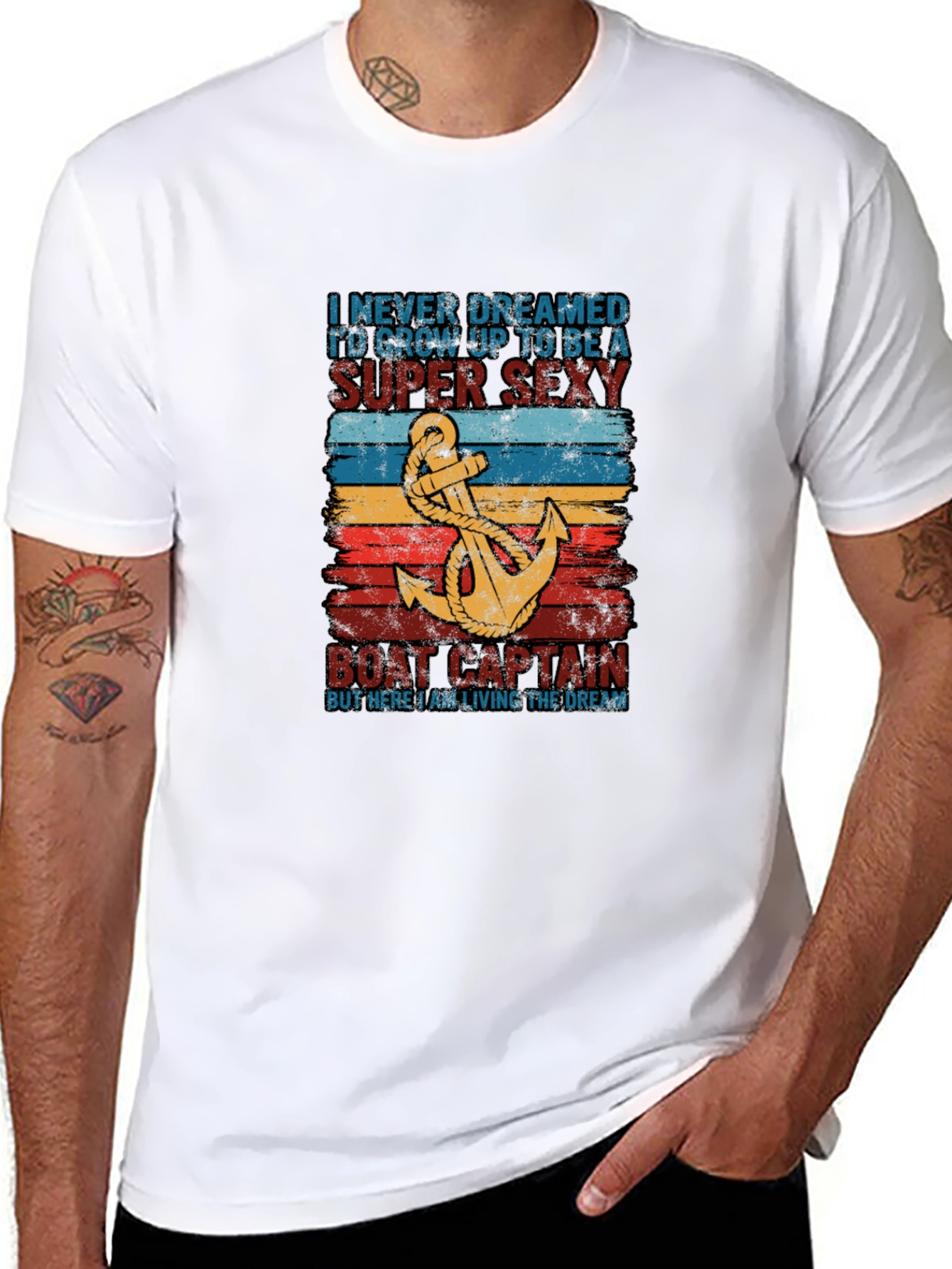 Super Sexy Boat Captain Graphic Tee